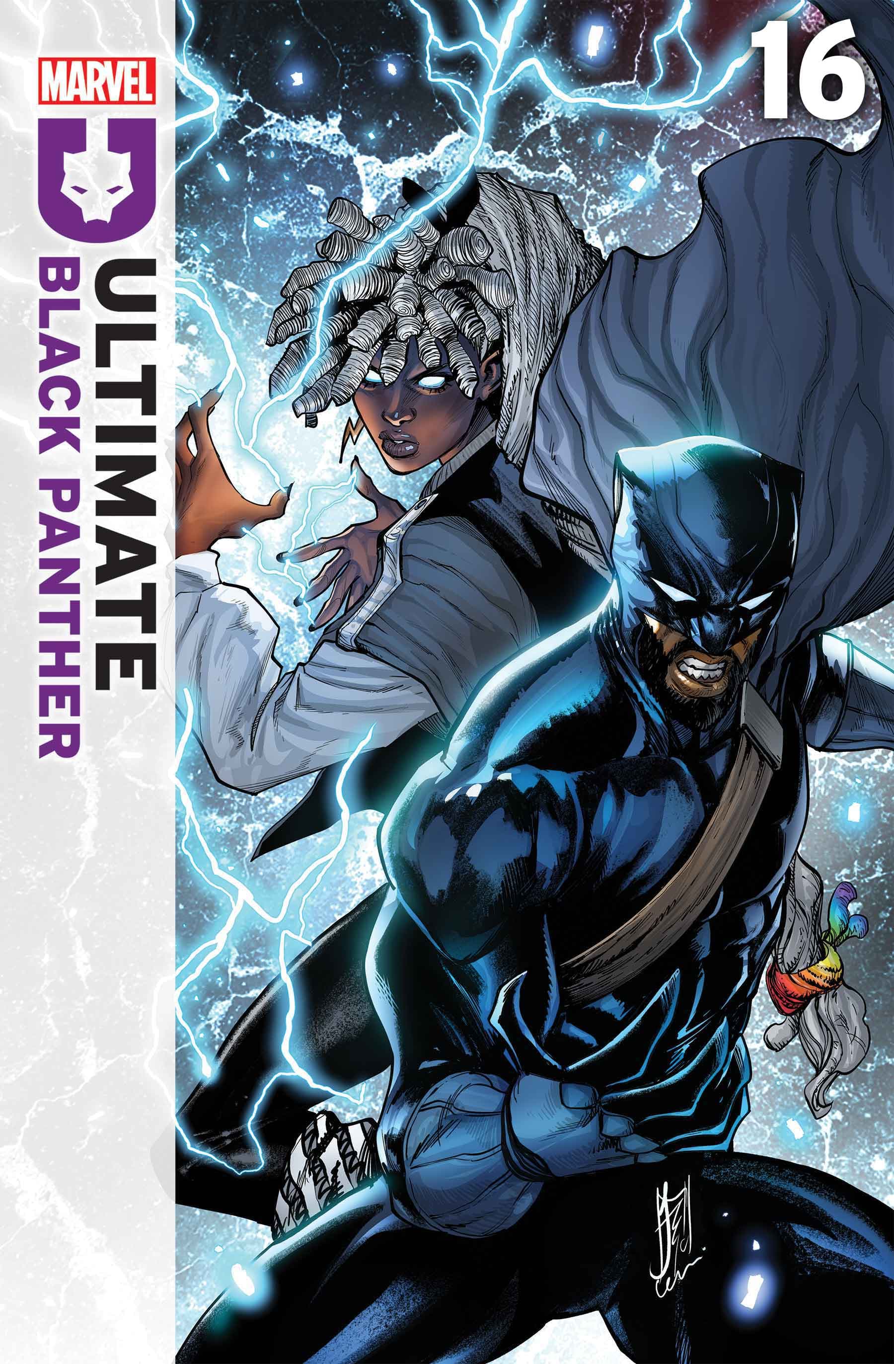ULTIMATE BLACK PANTHER #16 Cover by STEFANO CASELLI