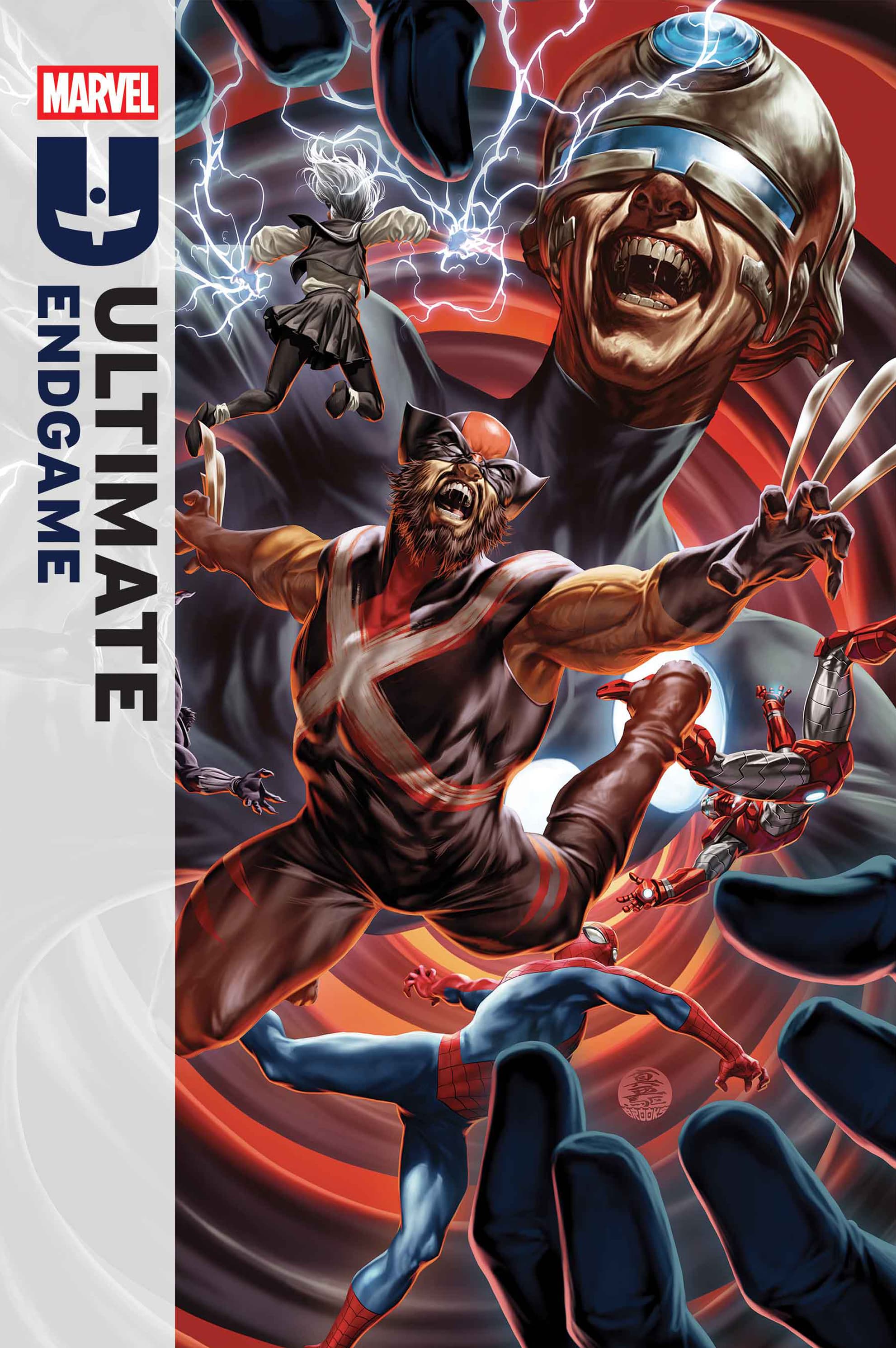 'Ultimate Endgame' (2025) #1 cover by Mark Brooks
