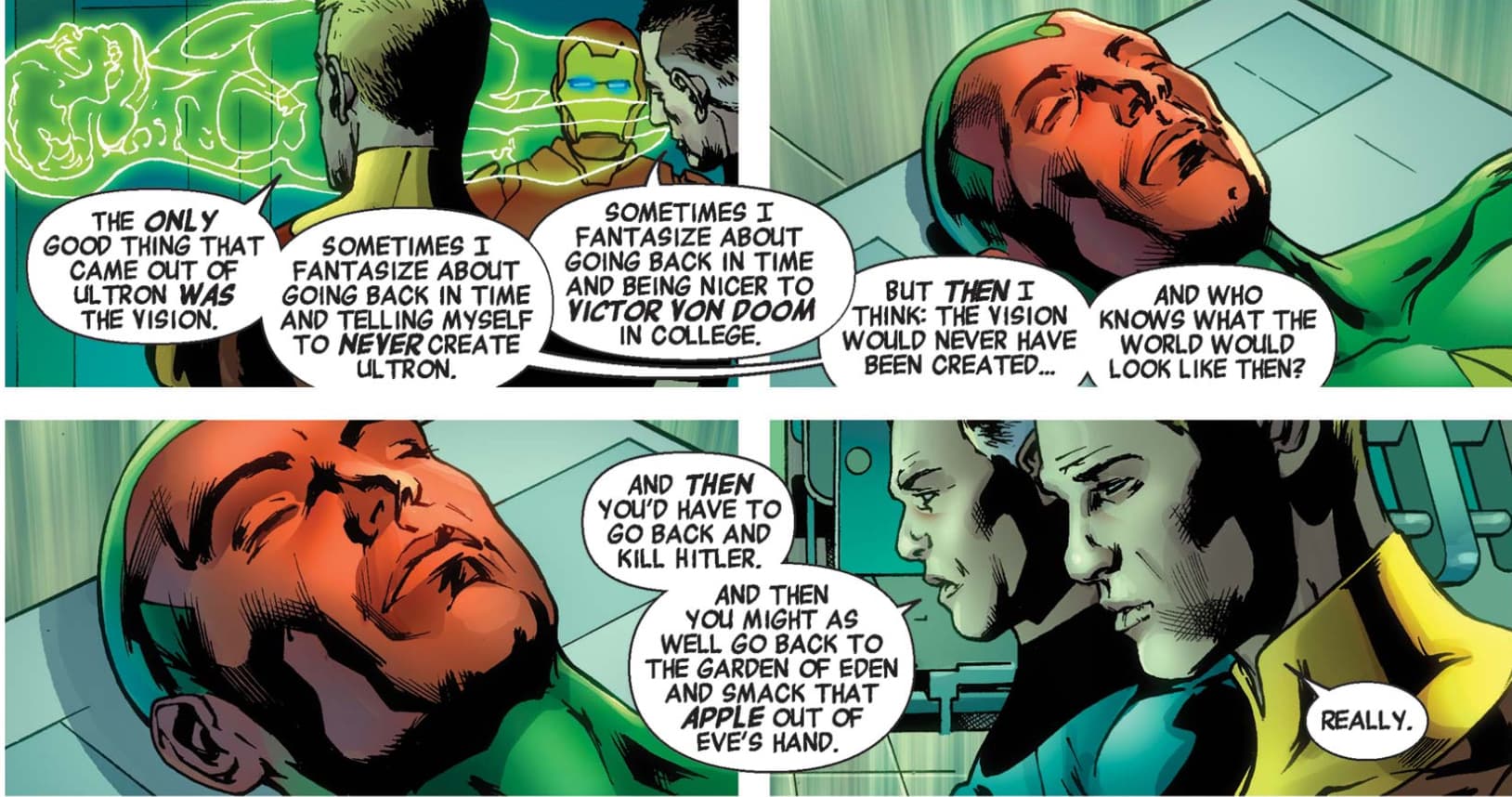 Vision created from Ultron