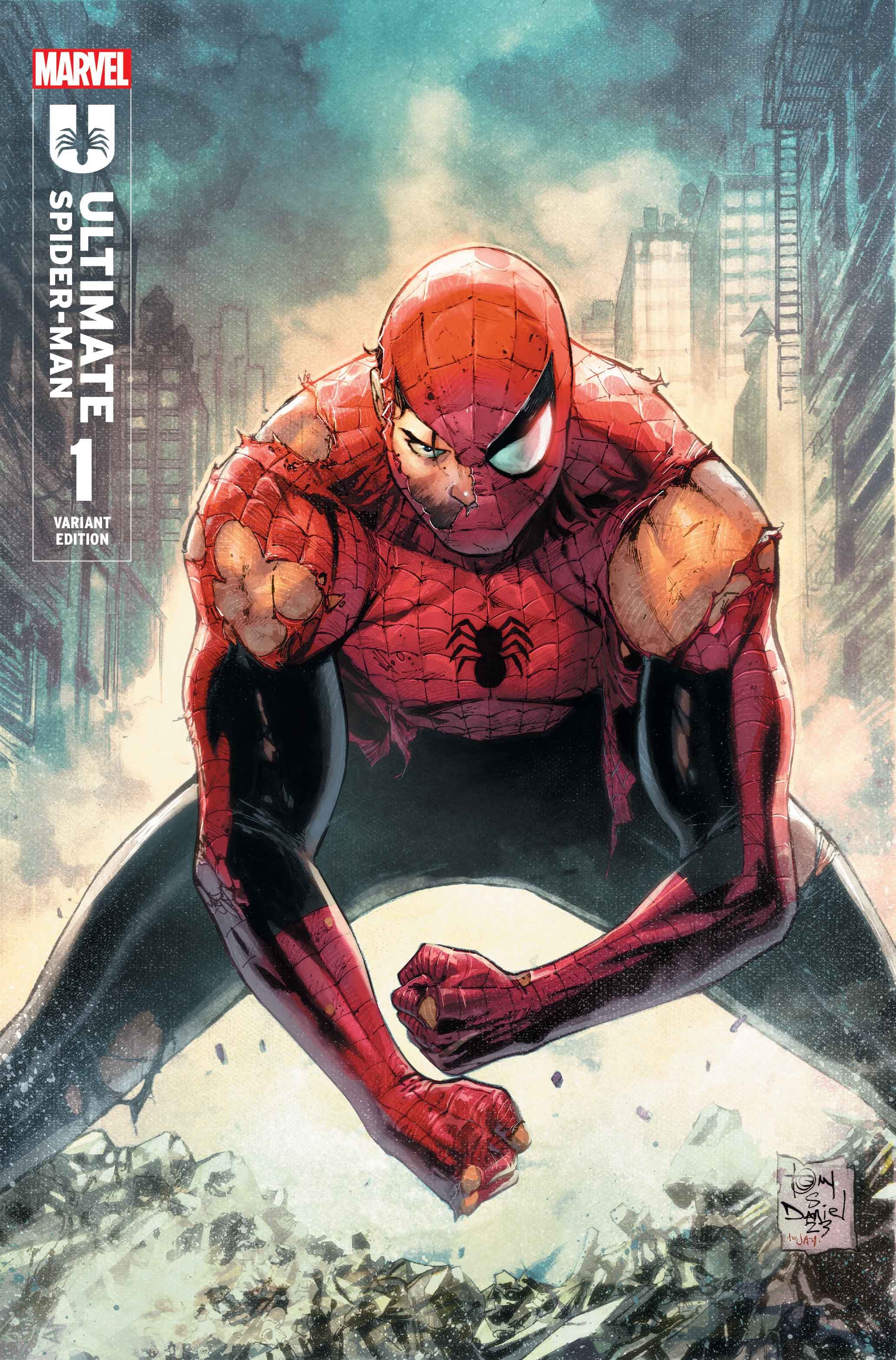 ULTIMATE SPIDER-MAN #1 variant cover by Tony Daniel