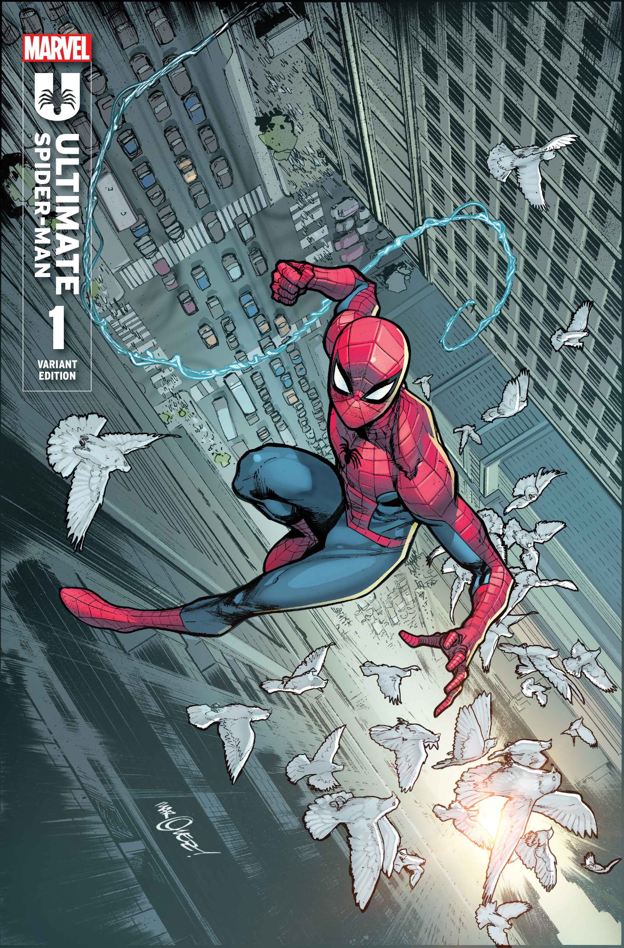 ULTIMATE SPIDER-MAN #1 variant cover by David Marquez