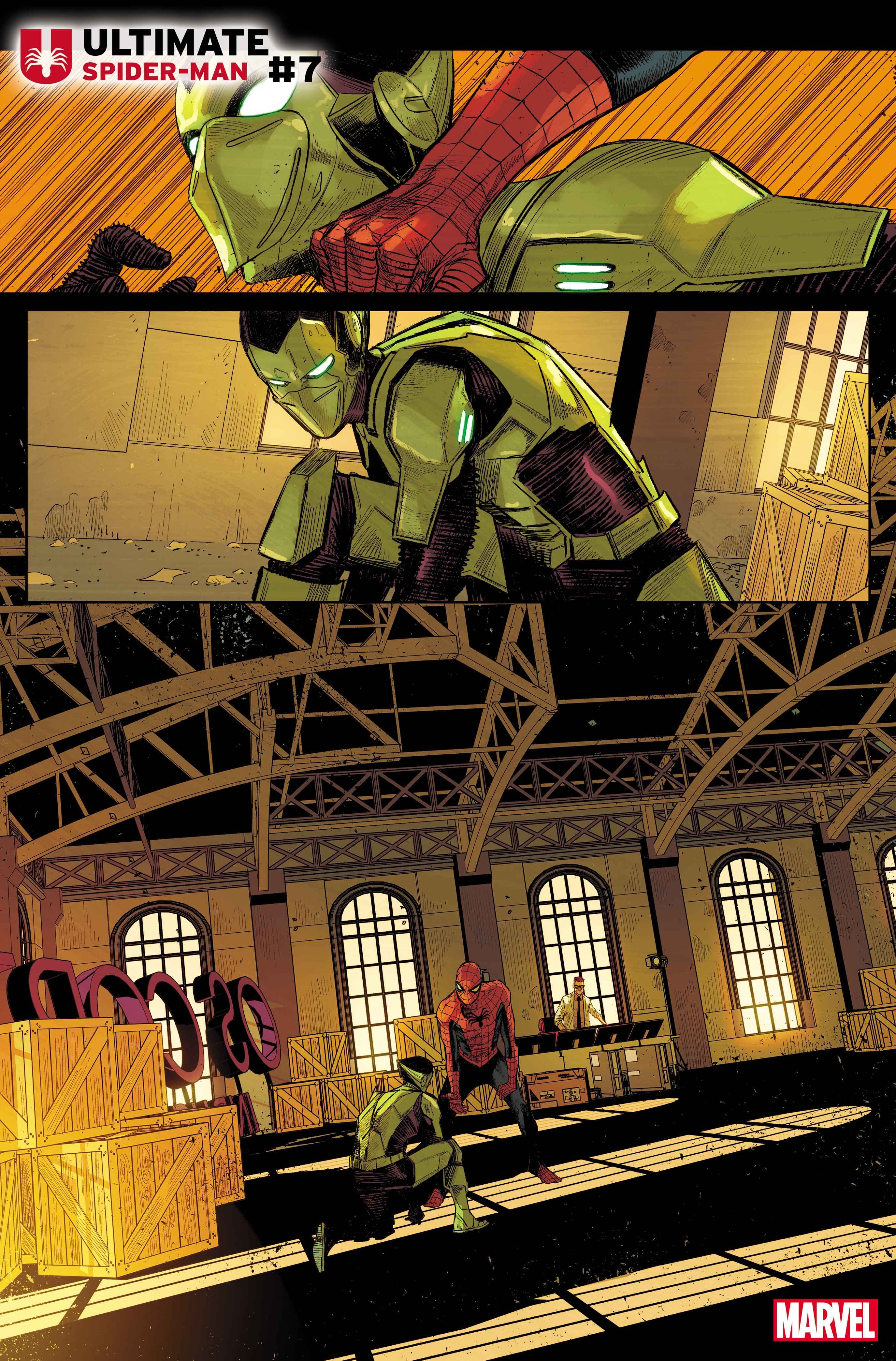 ULTIMATE SPIDER-MAN #7 interior artwork by Marco Checchetto