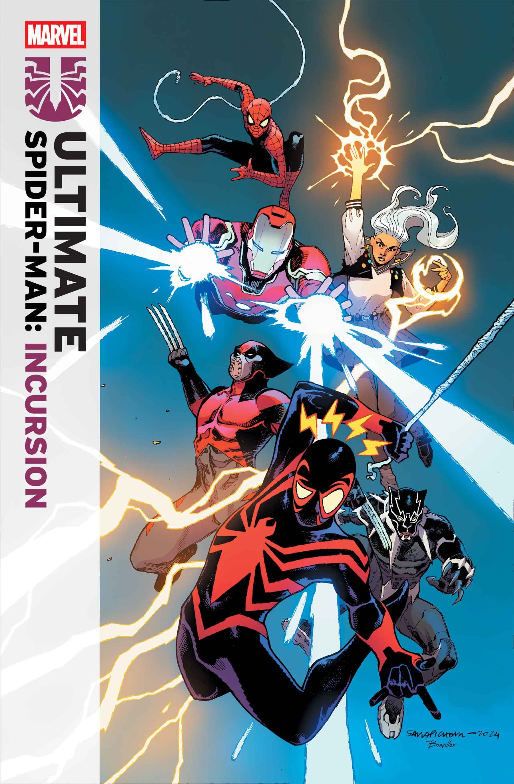 ULTIMATE SPIDER-MAN: INCURSION #1 Cover by SARA PICHELLI