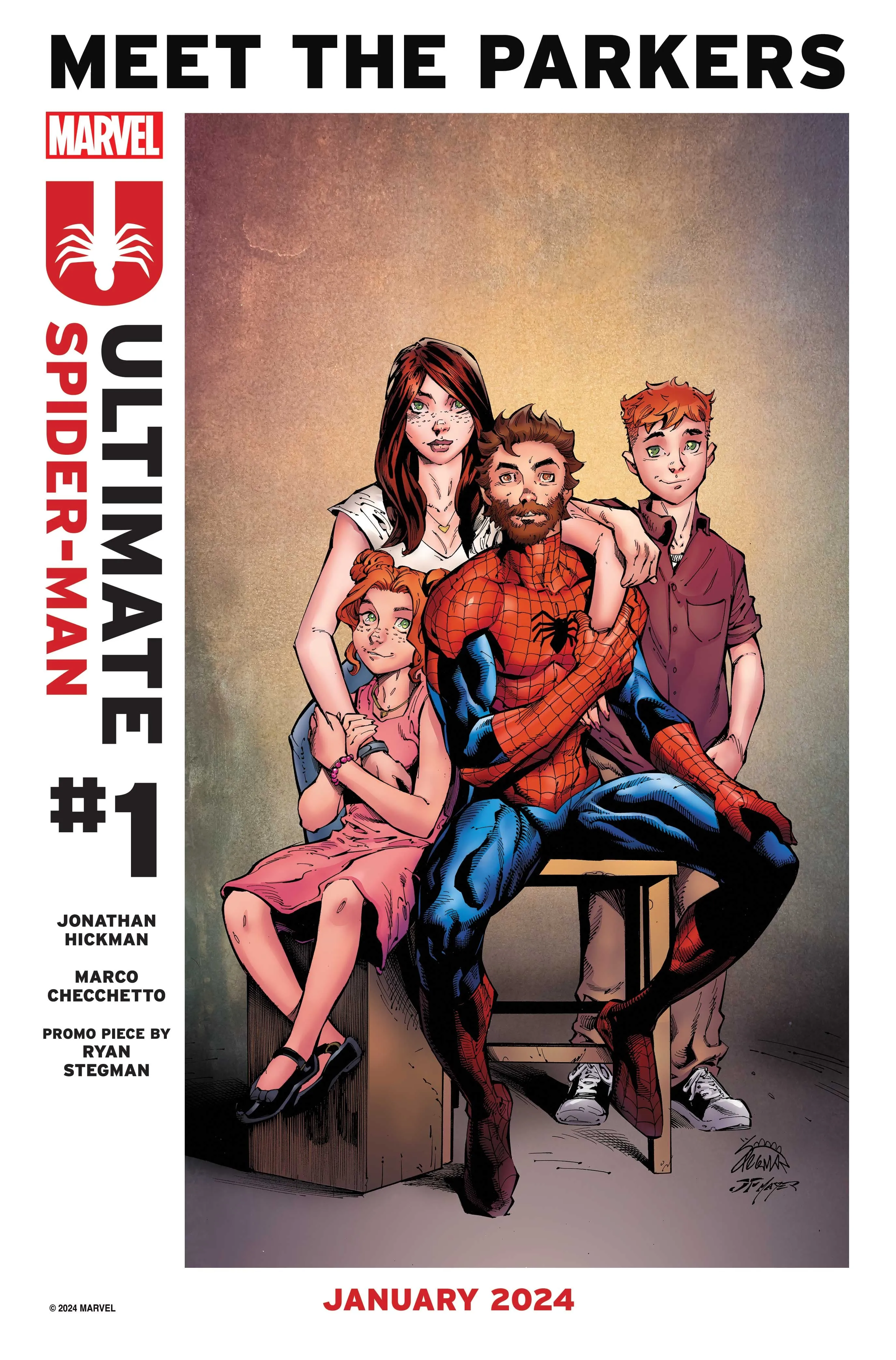 ULTIMATE SPIDER-MAN #1 variant cover by Ryan Stegman