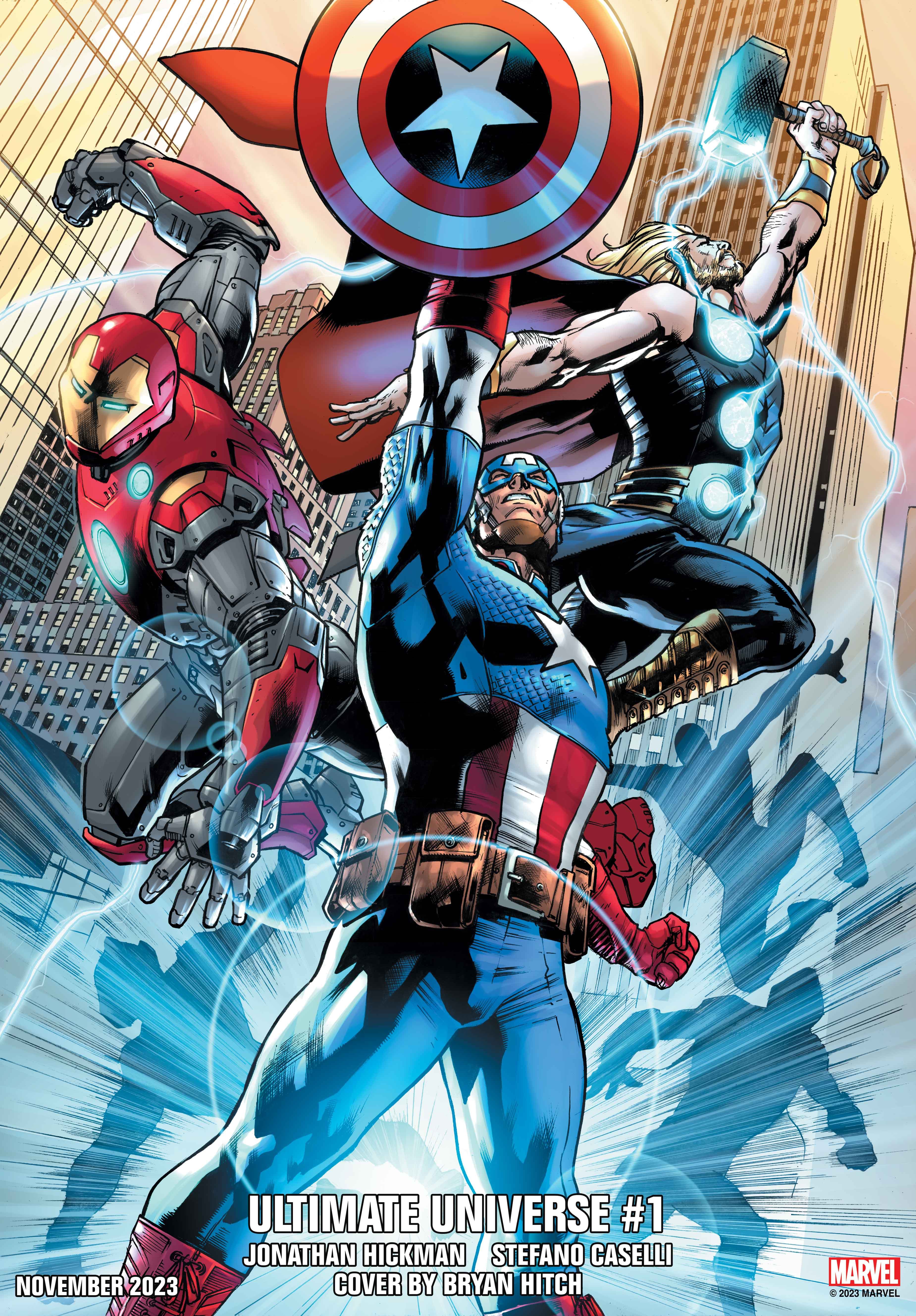 ULTIMATE UNIVERSE #1 cover by Bryan Hitch