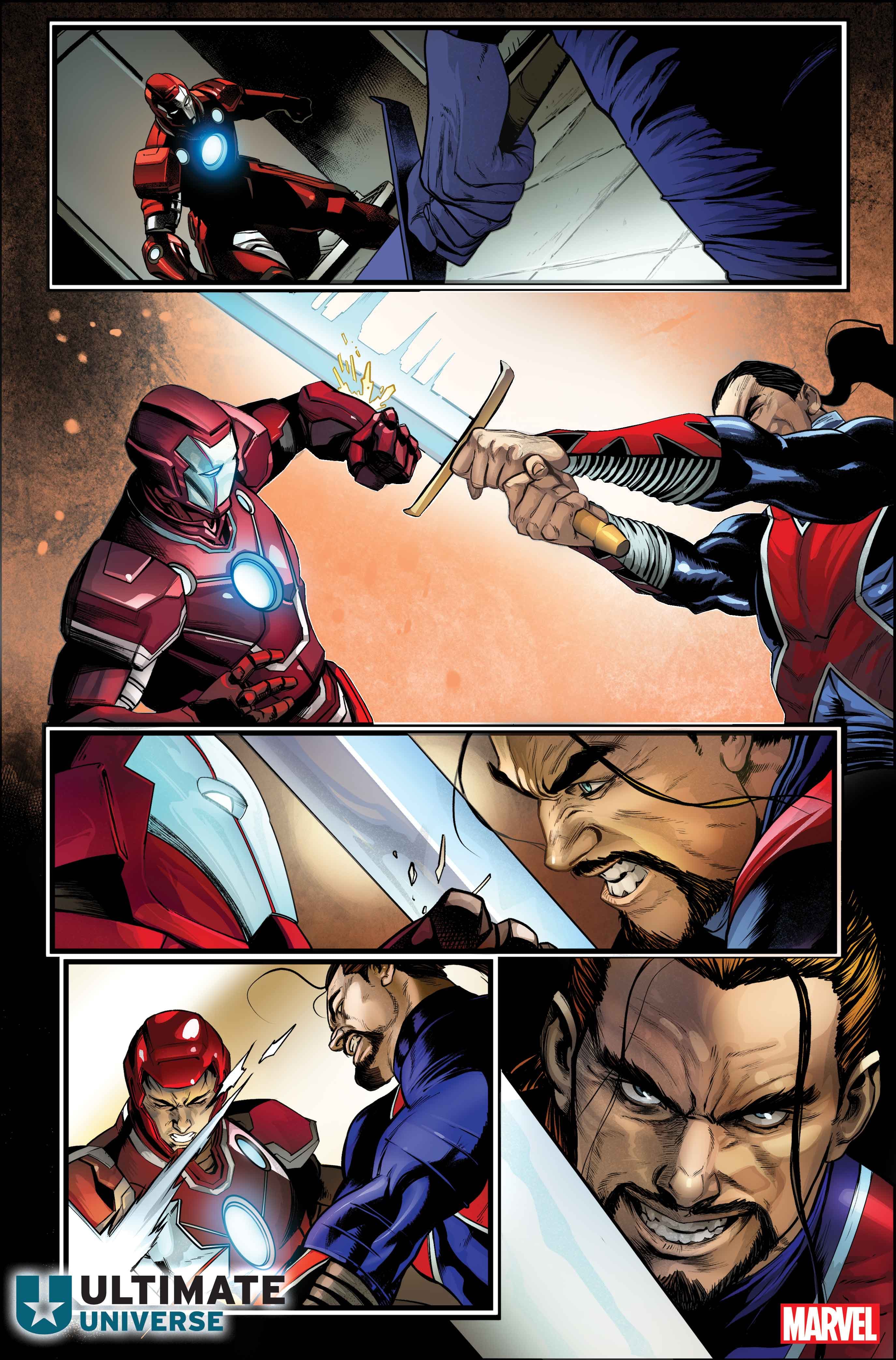 ULTIMATE UNIVERSE #1 INTERIOR ARTWORK BY STEFANO CASELLI & DAVID CURIEL