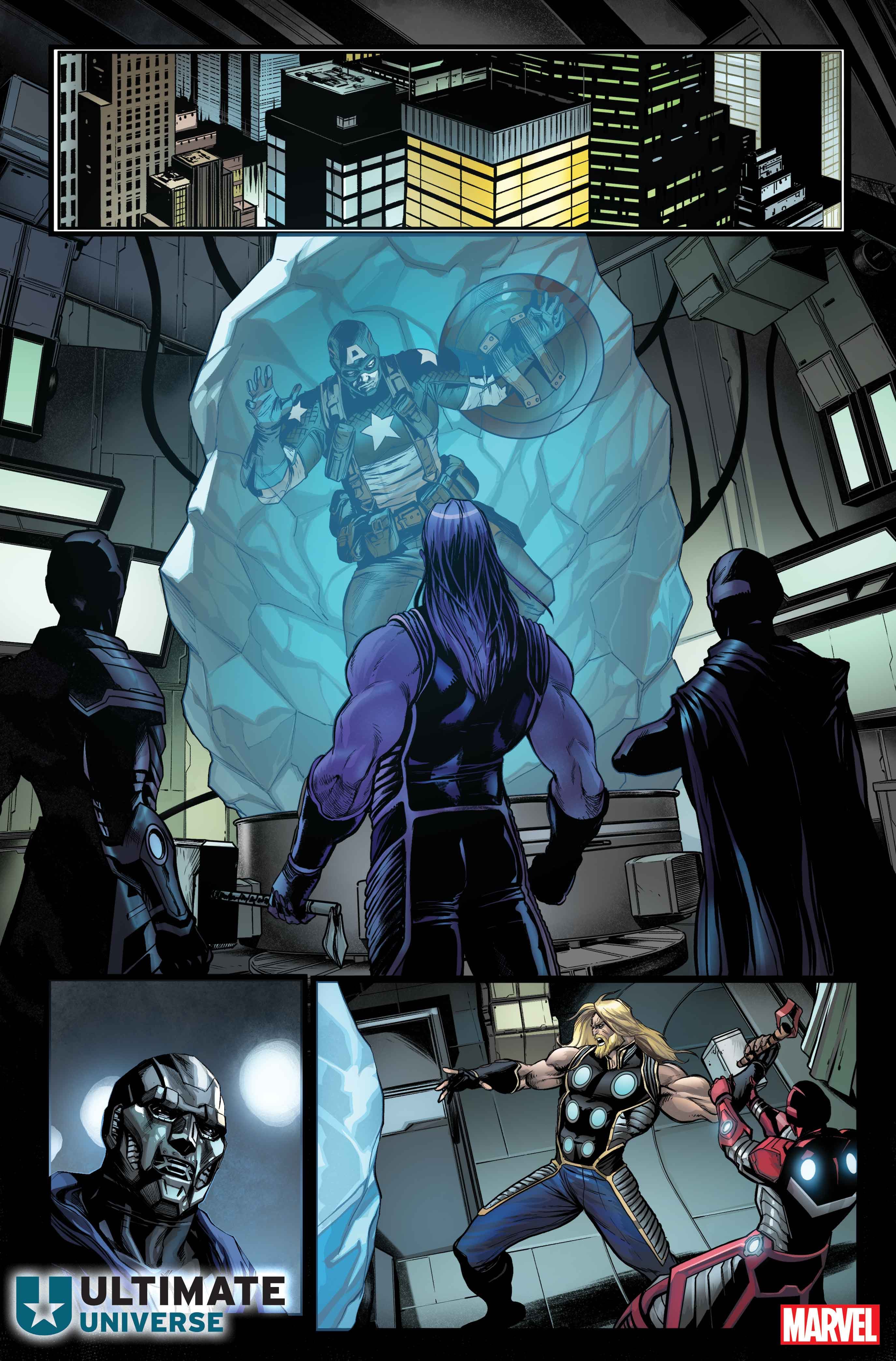 ULTIMATE UNIVERSE #1 INTERIOR ARTWORK BY STEFANO CASELLI & DAVID CURIEL