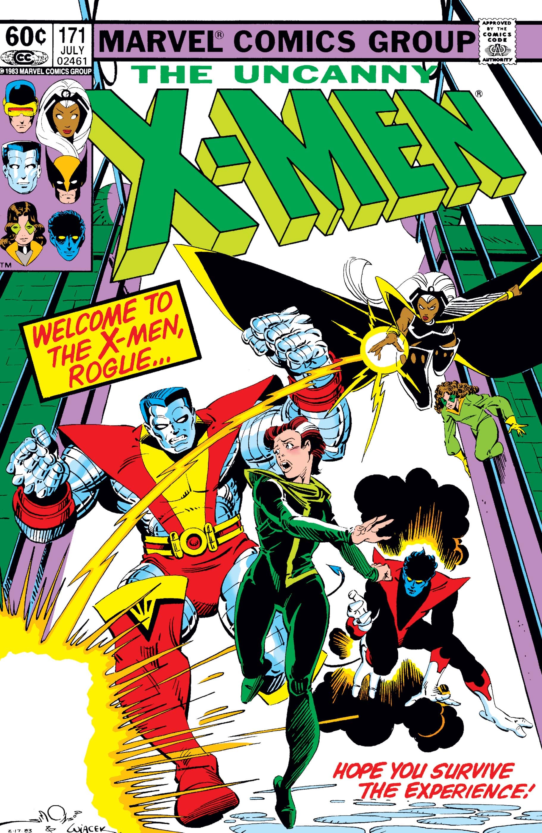 UNCANNY X-MEN (1963) #171 cover by Walter Simonson