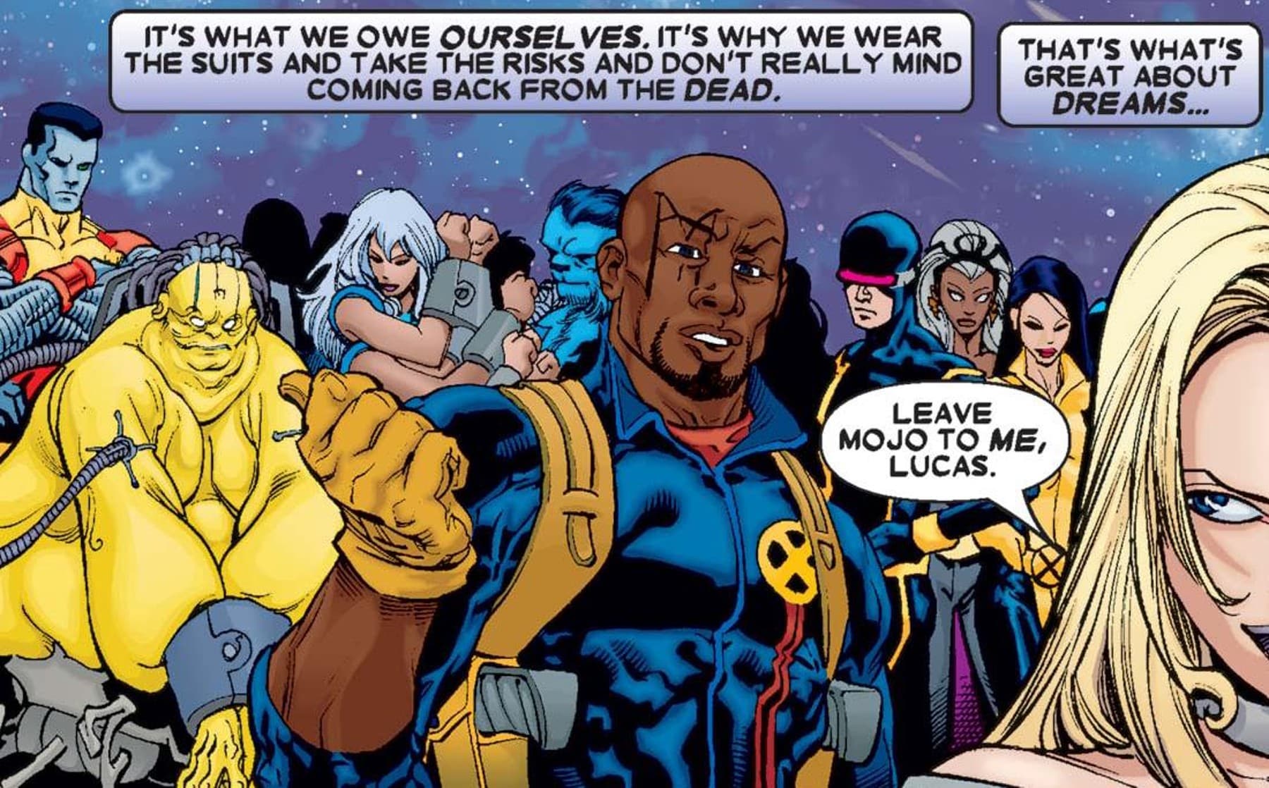 UNCANNY X-MEN (1963) #461 panel by Chris Claremont and Tom Raney