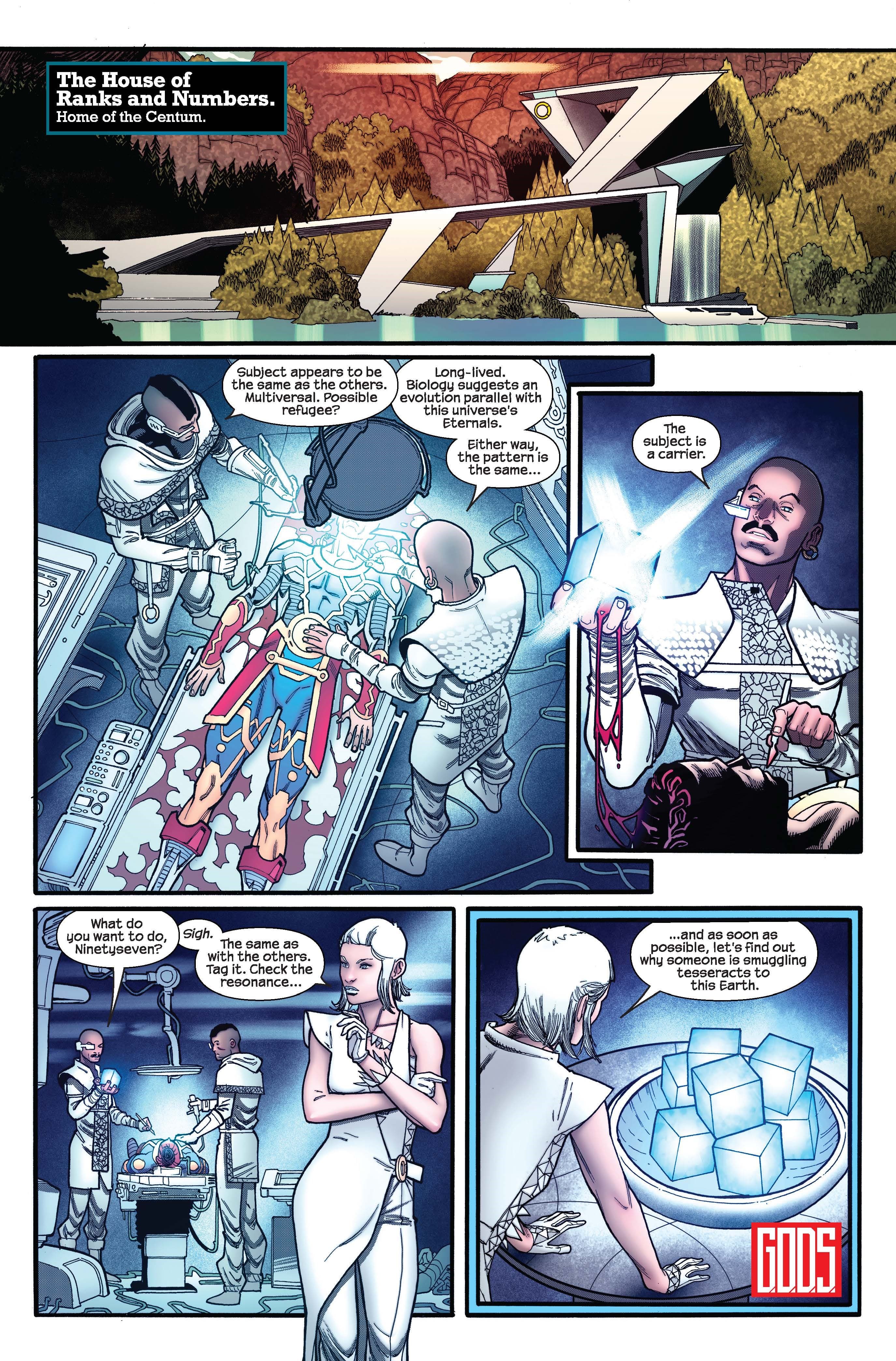 UNCANNY AVENGERS (2023) #1: G.O.D.S. Bonus Page by Jonathan Hickman and Javier Garrón