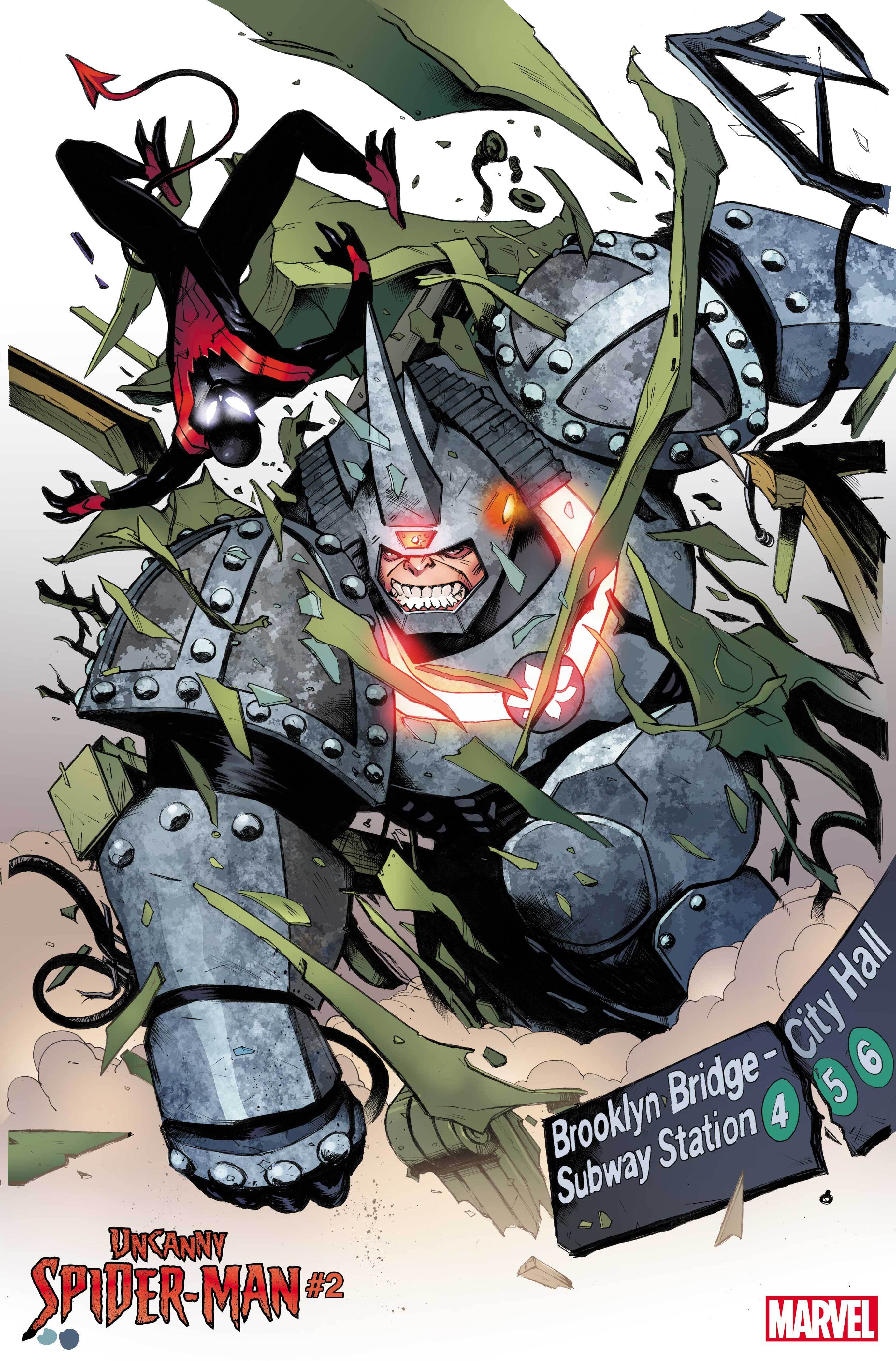 UNCANNY SPIDER-MAN (2023) #2 page by Si Spurrier and Lee Garbett