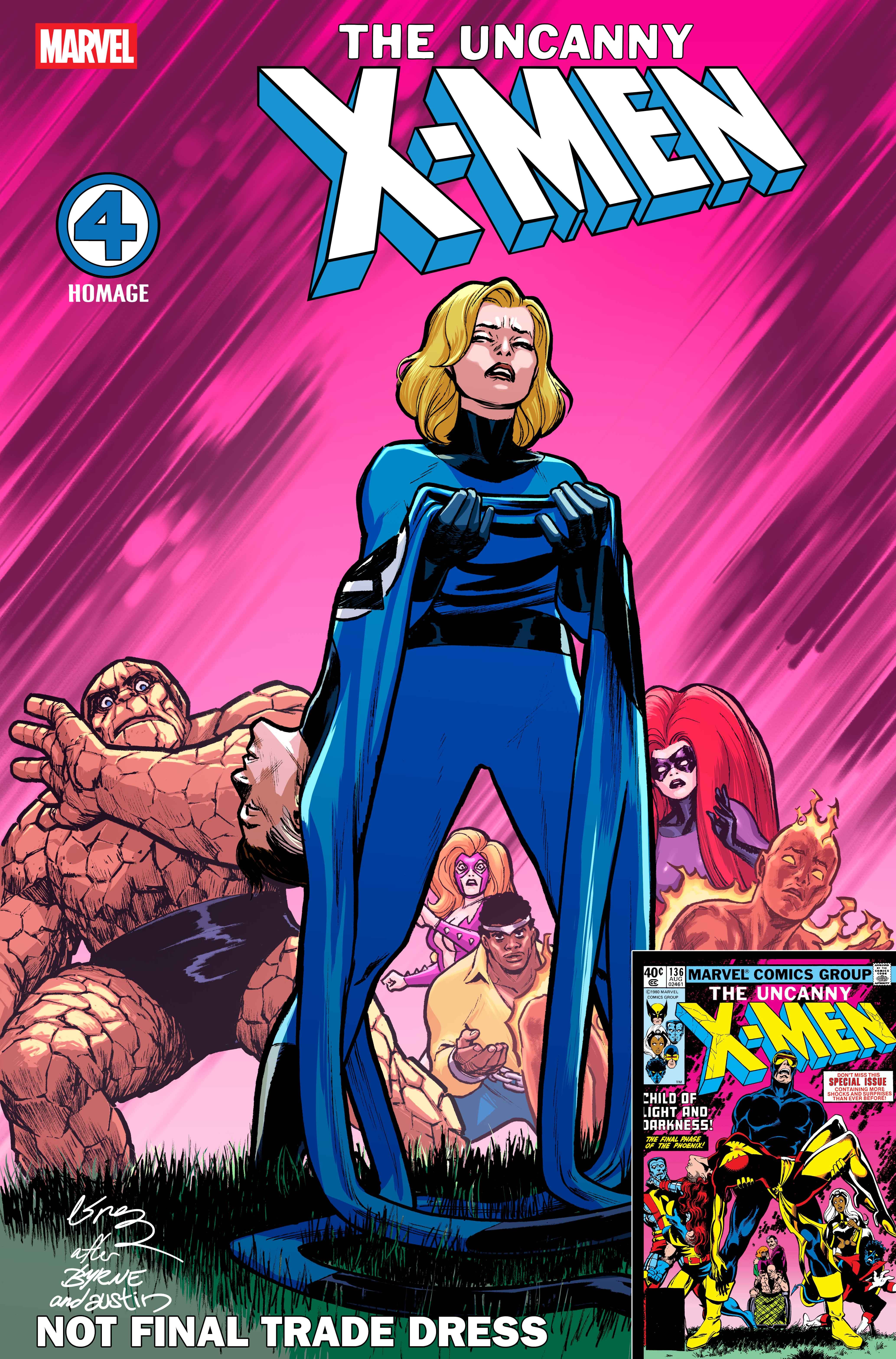 UNCANNY X-MEN #9 Fantastic Four Homage Variant Cover by David Lopez