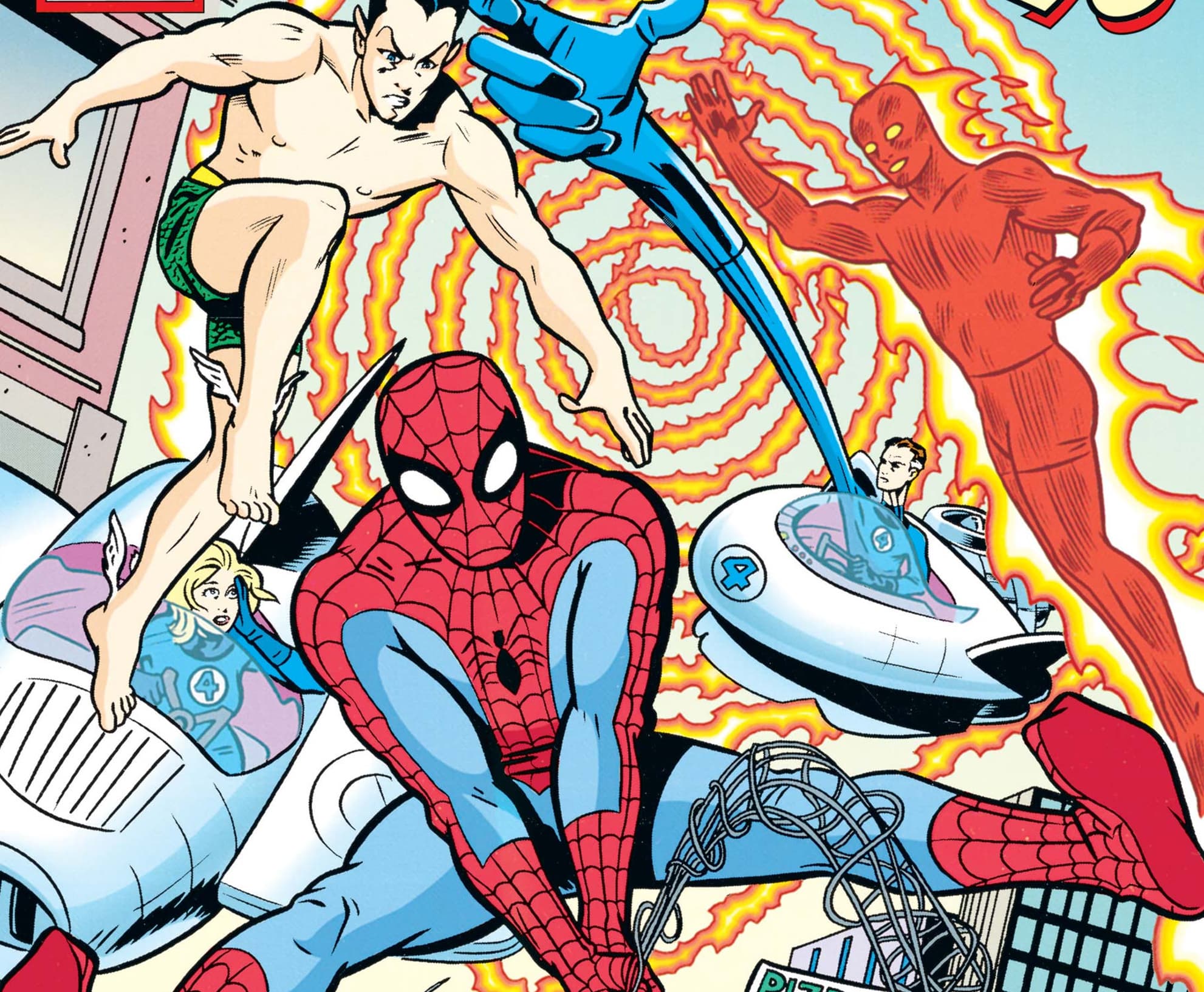 UNTOLD TALES OF SPIDER-MAN ANNUAL (1996) #1 cover by Mike Allred