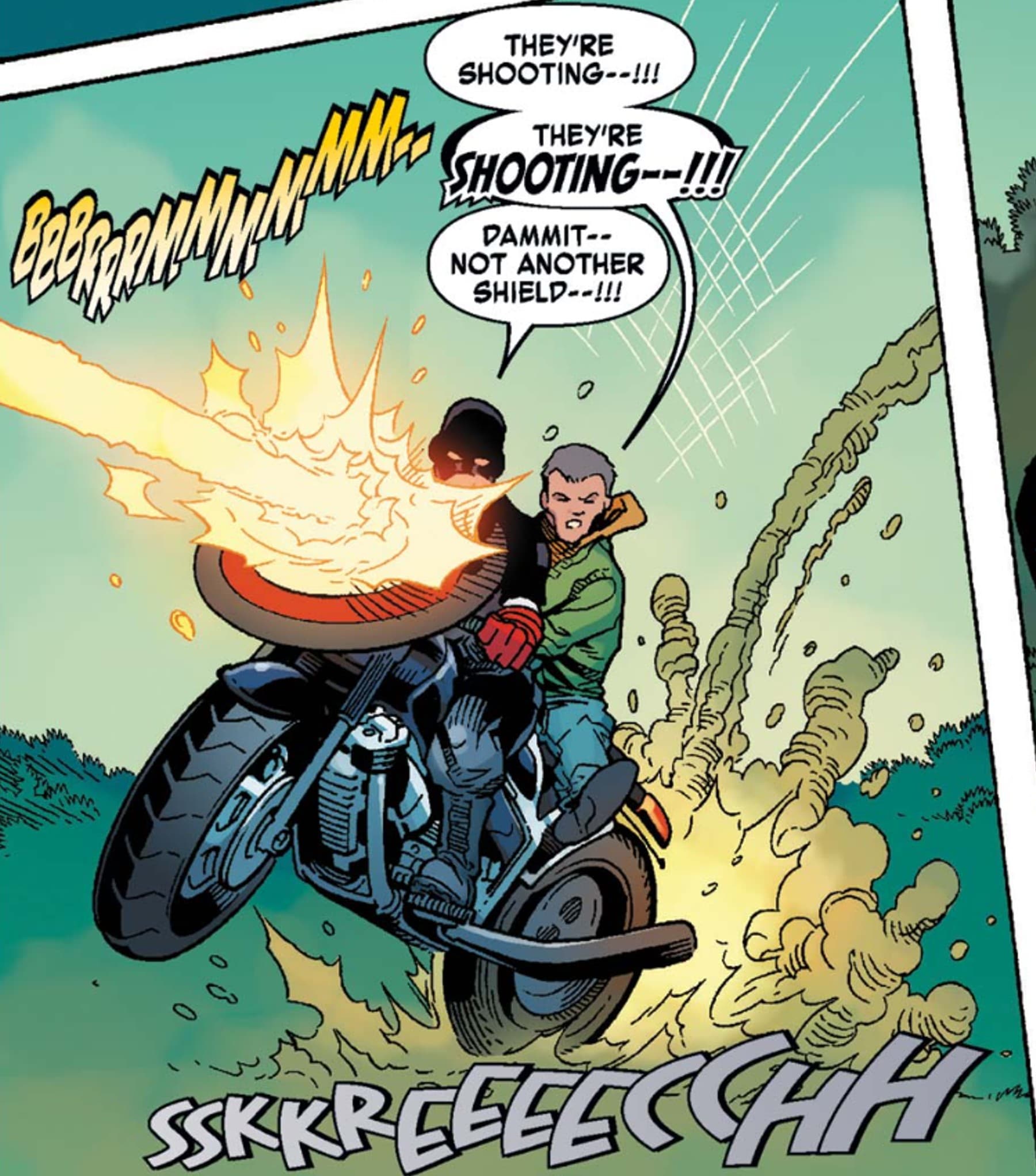 U.S.AGENT (2020) #1 panel by Christopher Priest, Georges Jeanty, and Joe Sabino