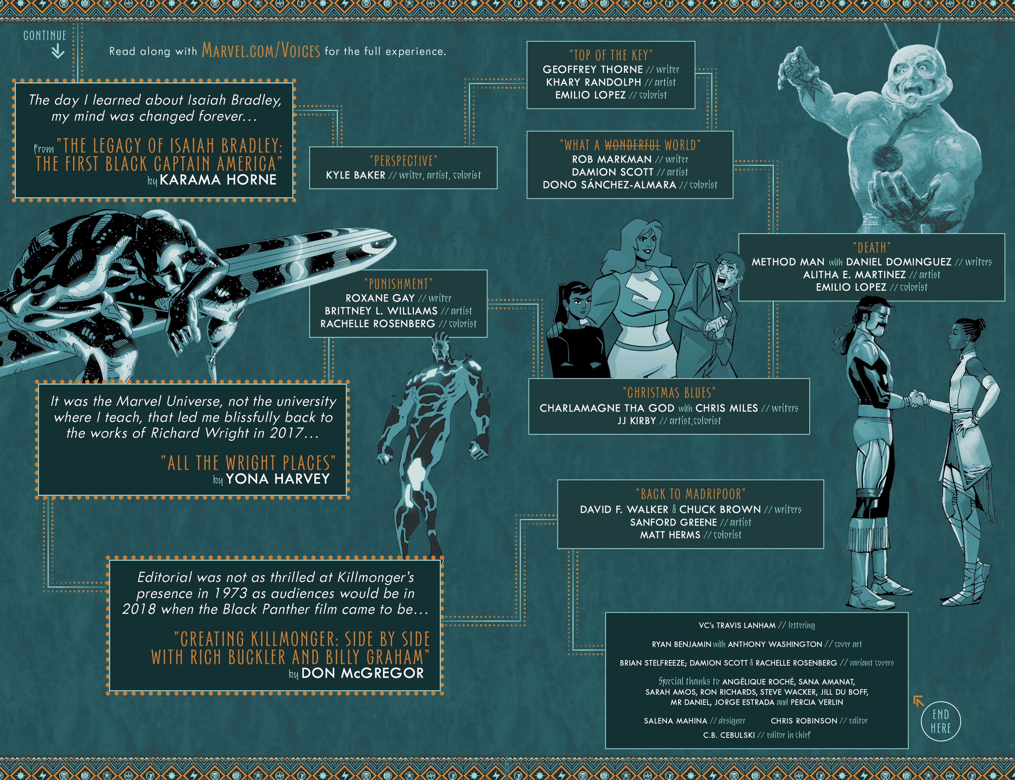 Marvel's Voices infographic 2