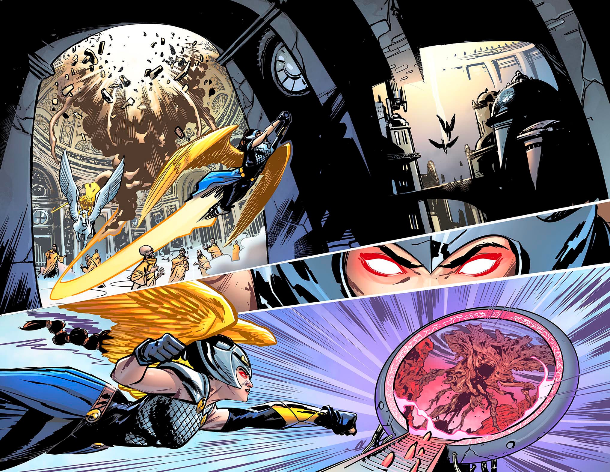 Valkyrie #3 afterlife on Heven by Ramon Perez