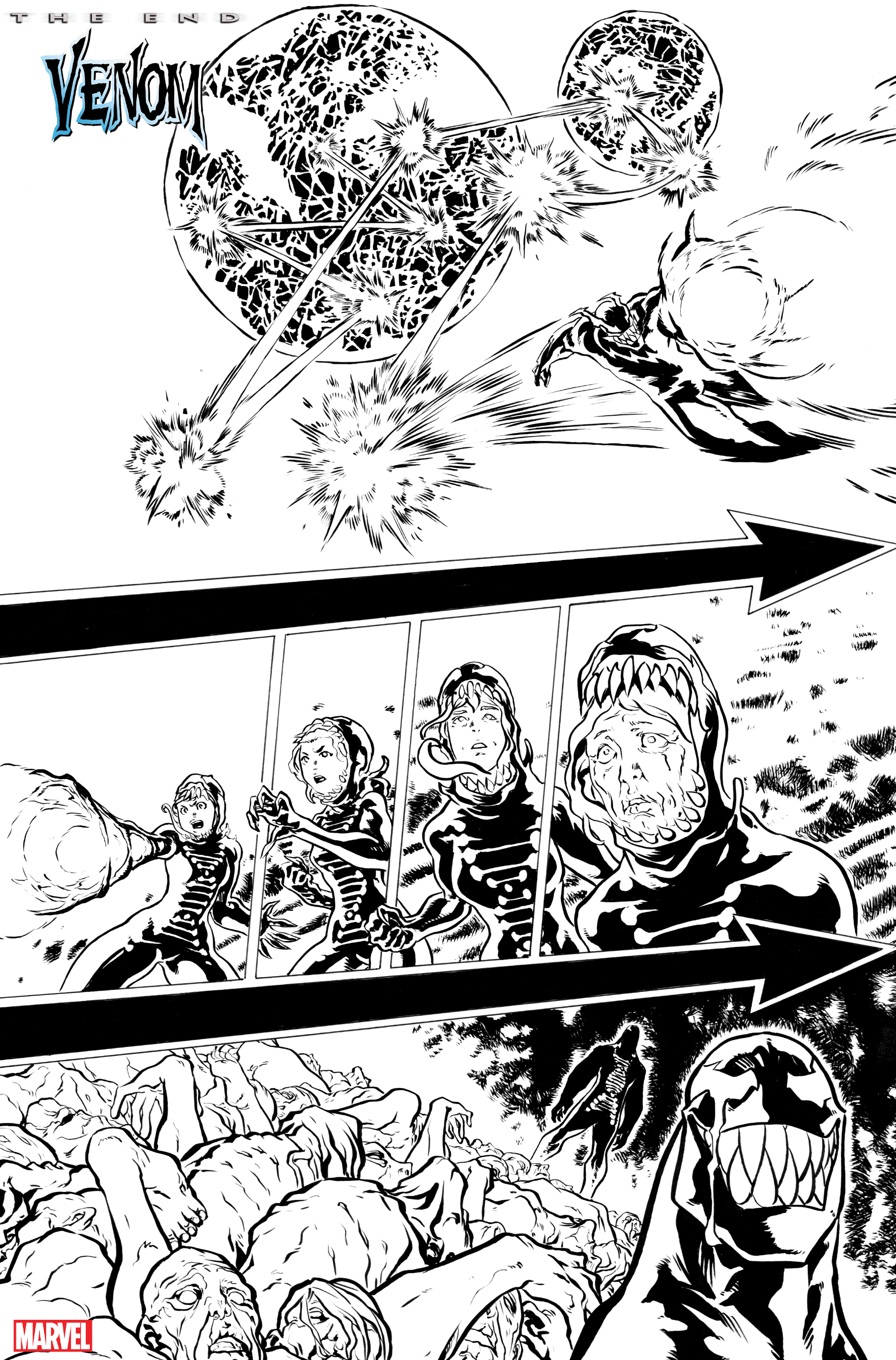 VENOM: THE END #1 preview art by Chamba