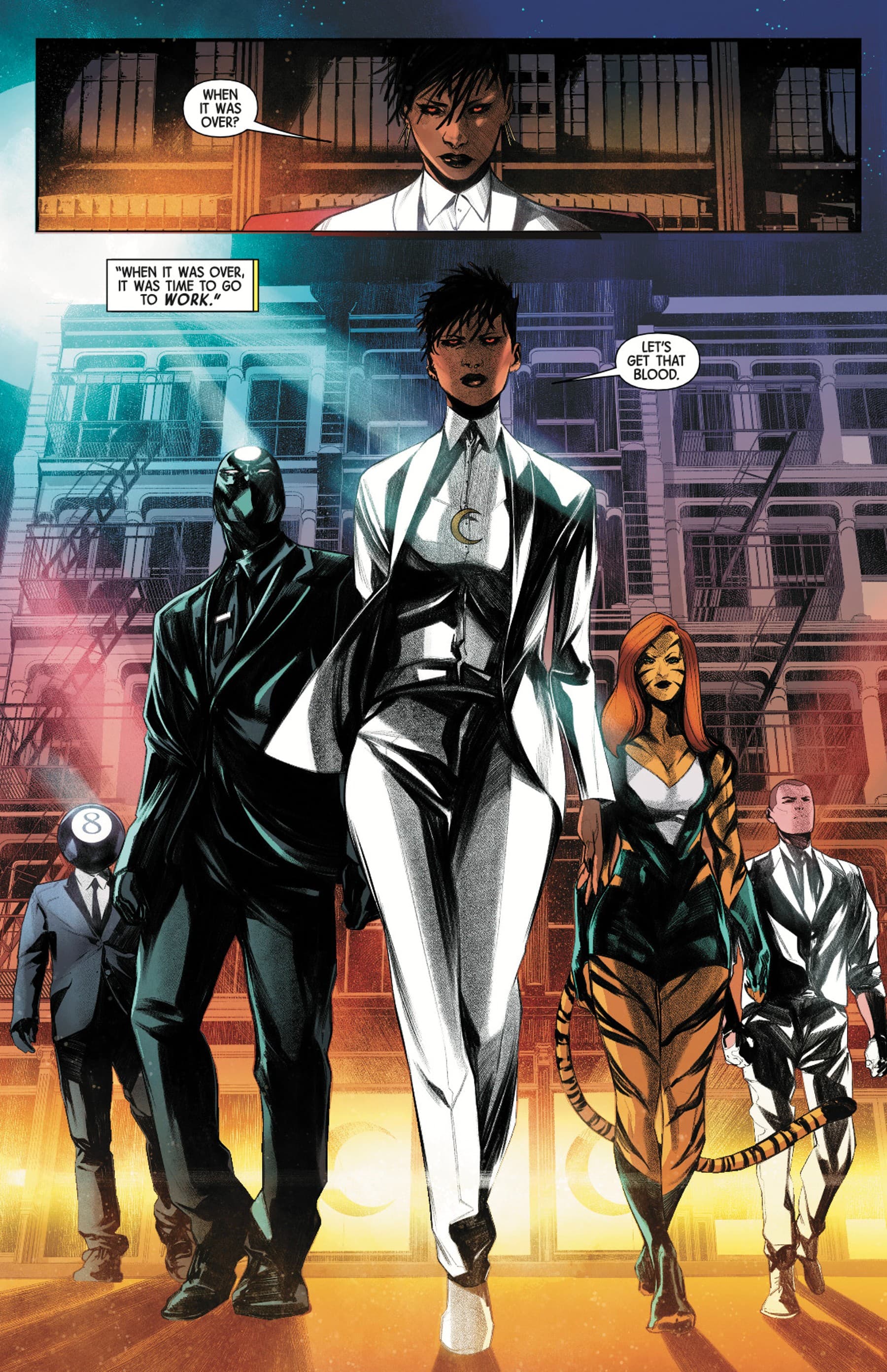 VENGEANCE OF MOON KNIGHT (2024) #1 page by Jed MacKay and Alessandro Cappuccio