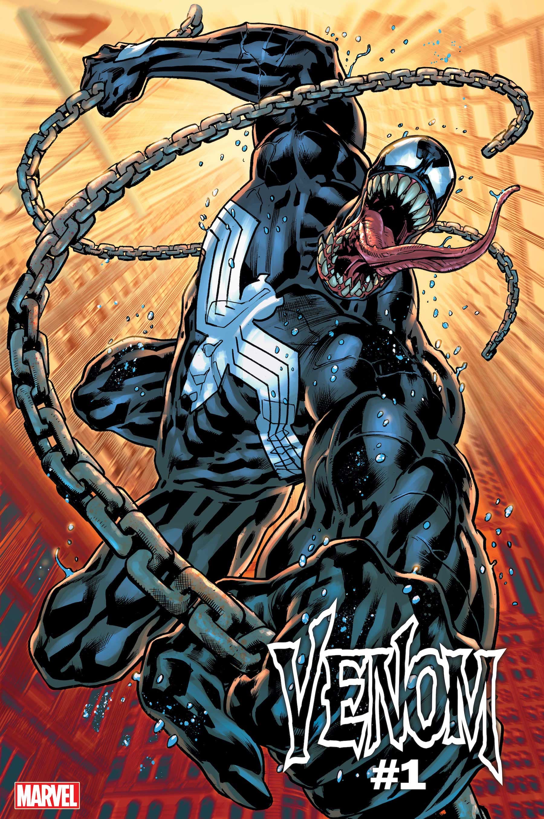 VENOM #1 cover by Bryan Hitch