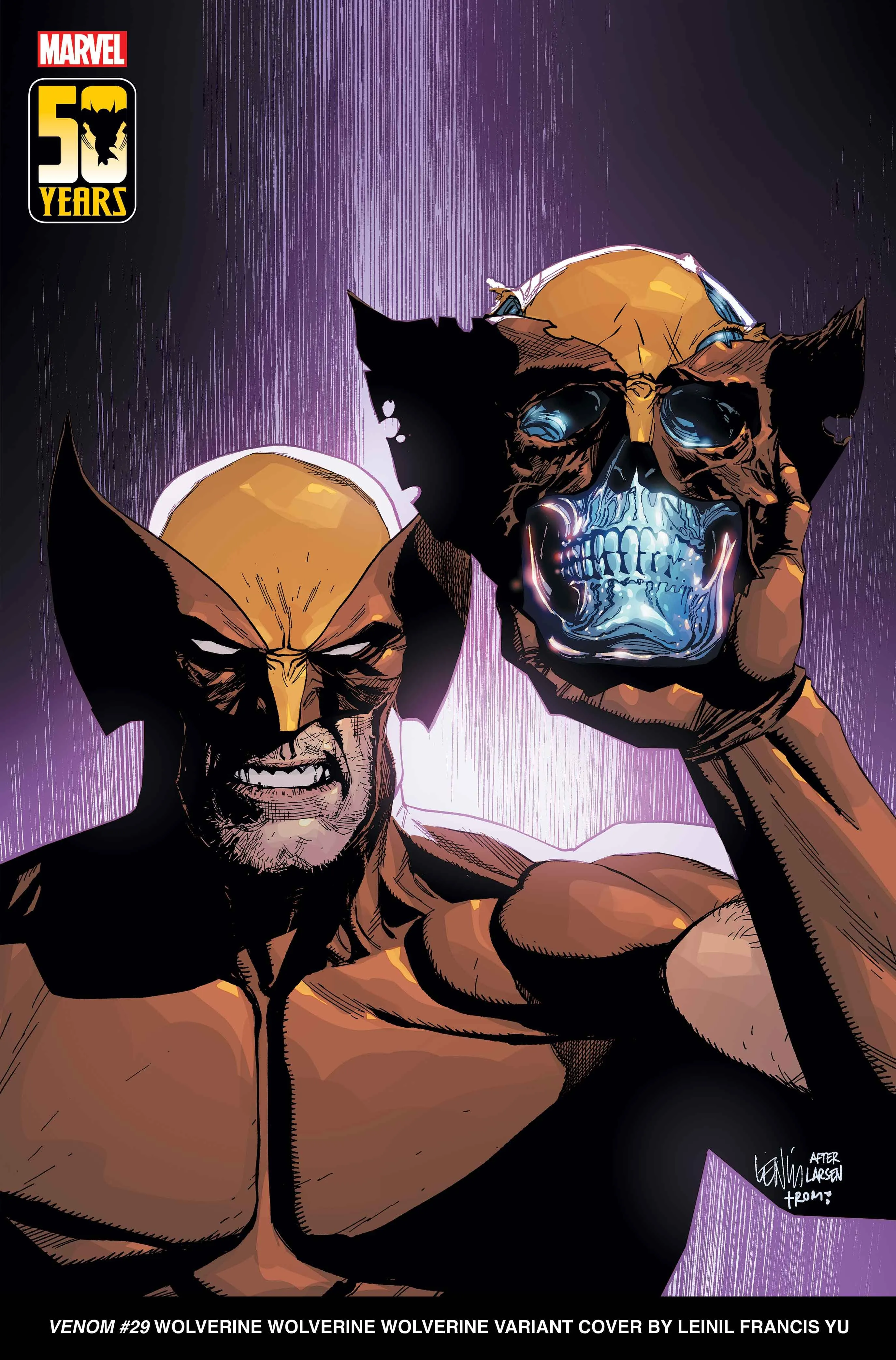 VENOM #29 Wolverine Wolverine Wolverine Variant by Leinil Francis Yu