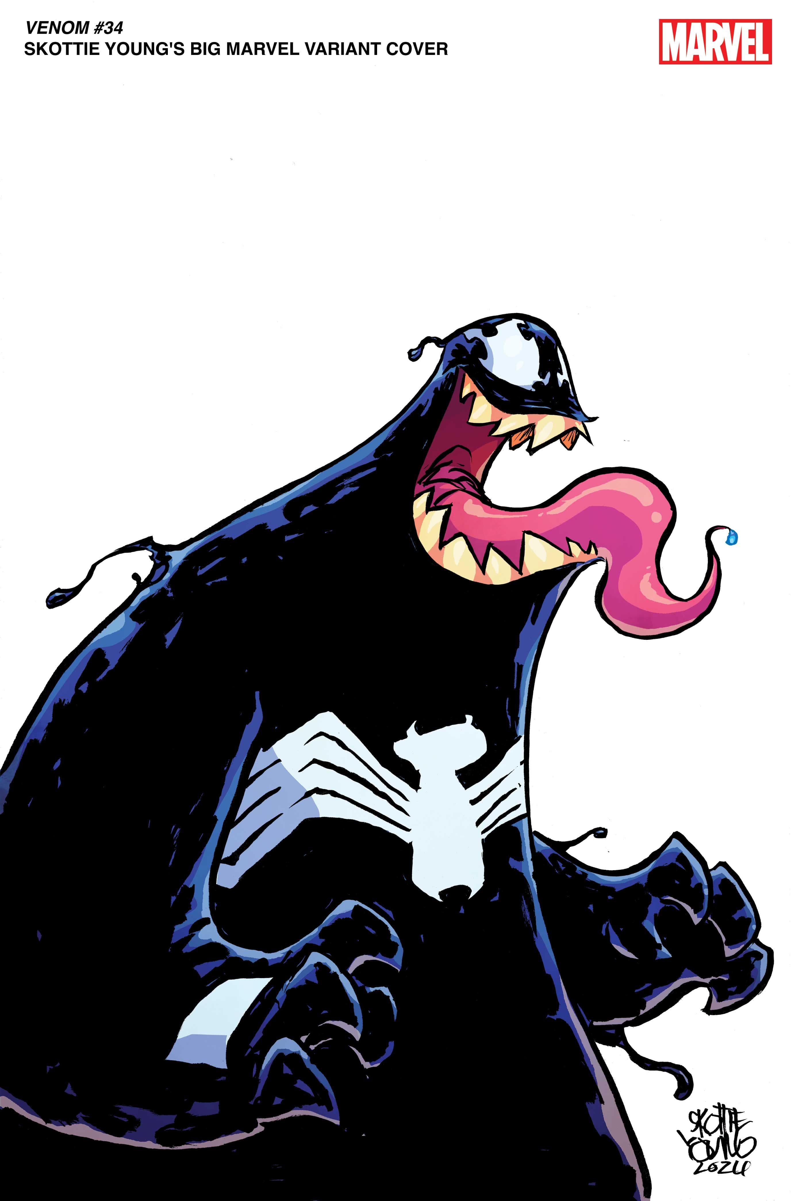 VENOM #34 Skottie Young's Big Marvel Variant Cover