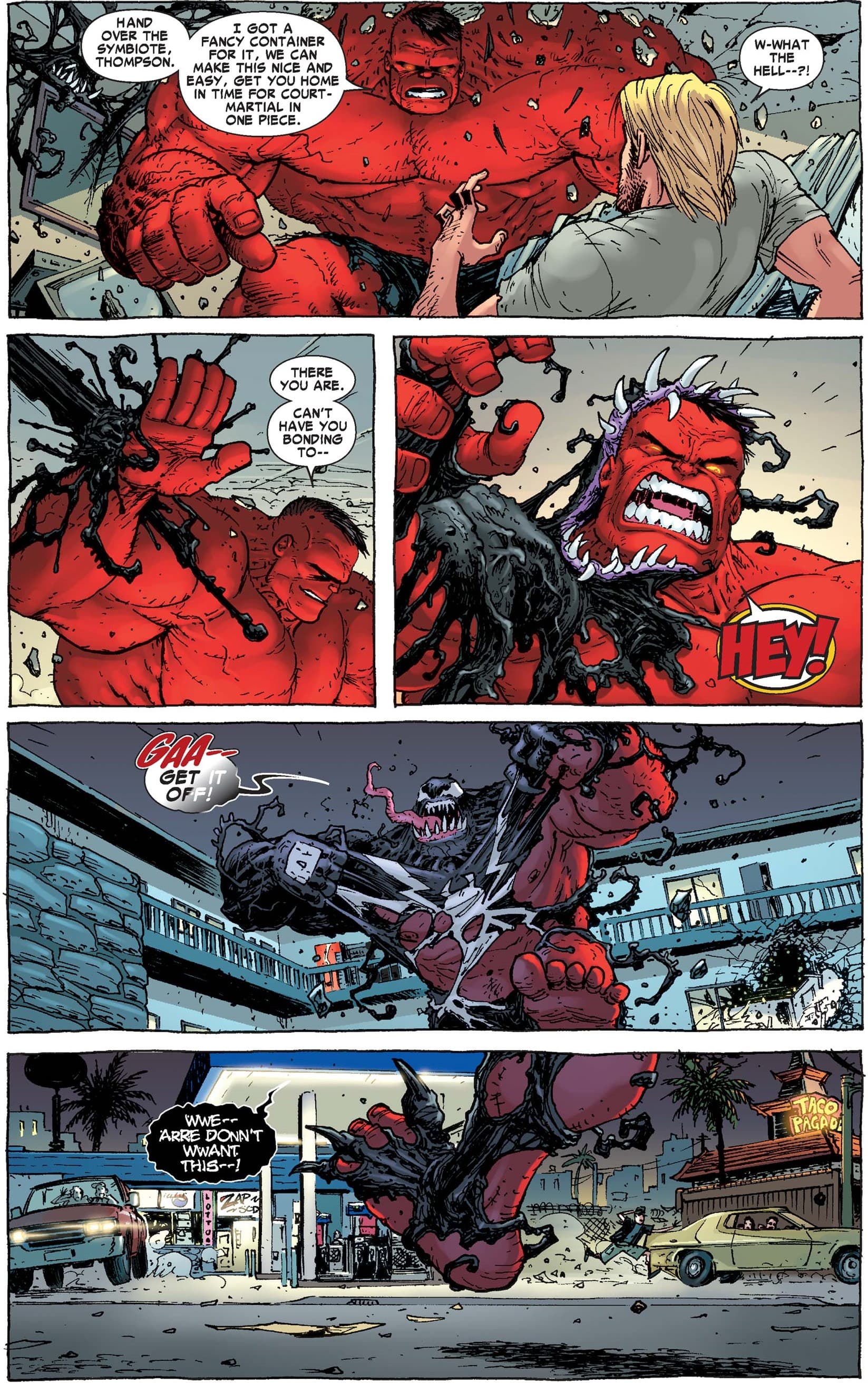 VENOM (2011) #13 page by Rick Remender and Tony Moore