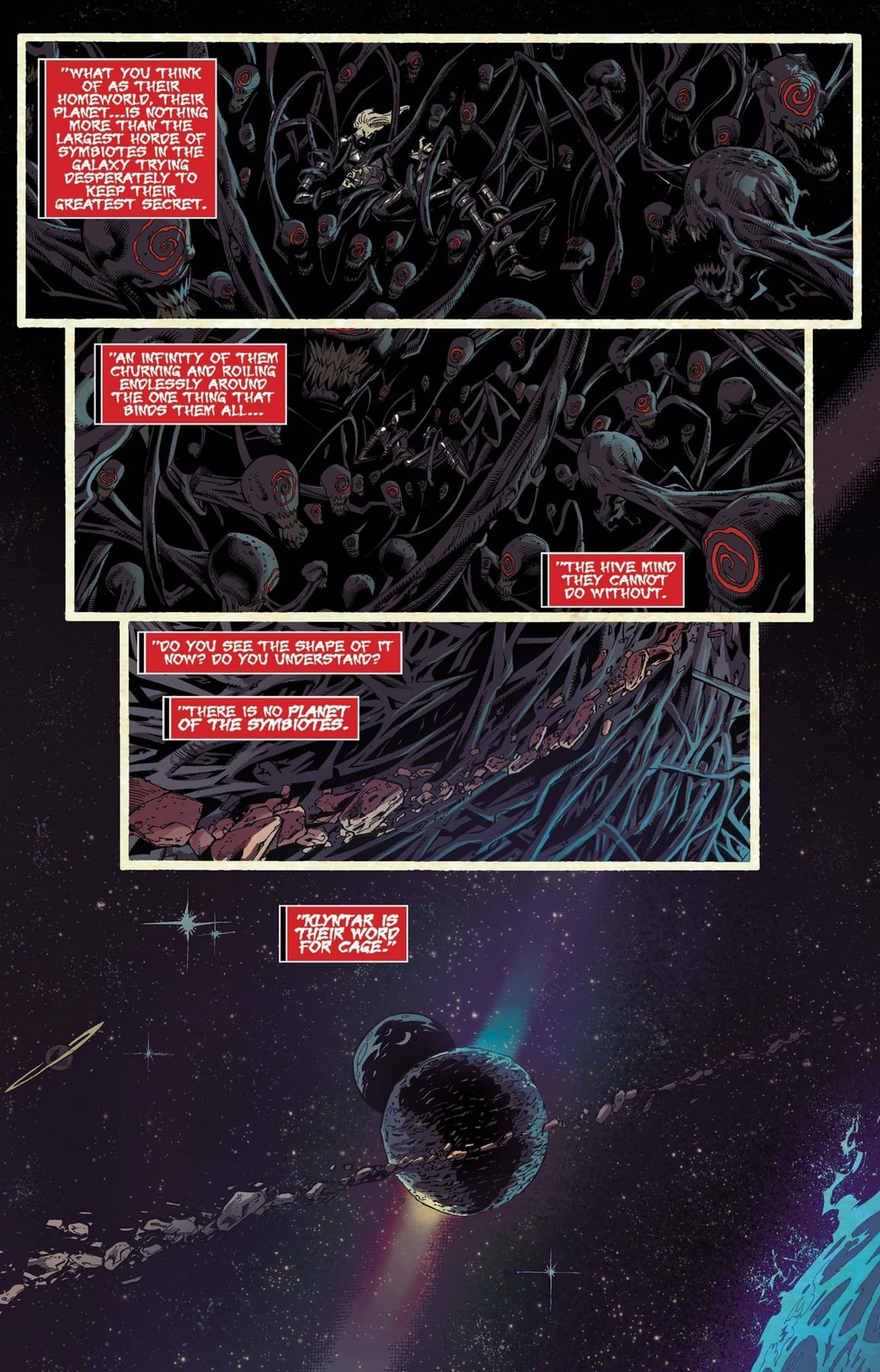Klyntar in VENOM (2018) #4 by Donny Cates and Ryan Stegman