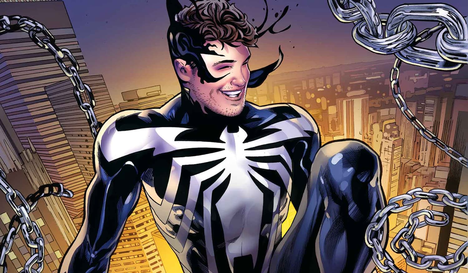 VENOM WAR: SPIDER-MAN (2024) #1 cover by Greg Land and Frank D'Armata