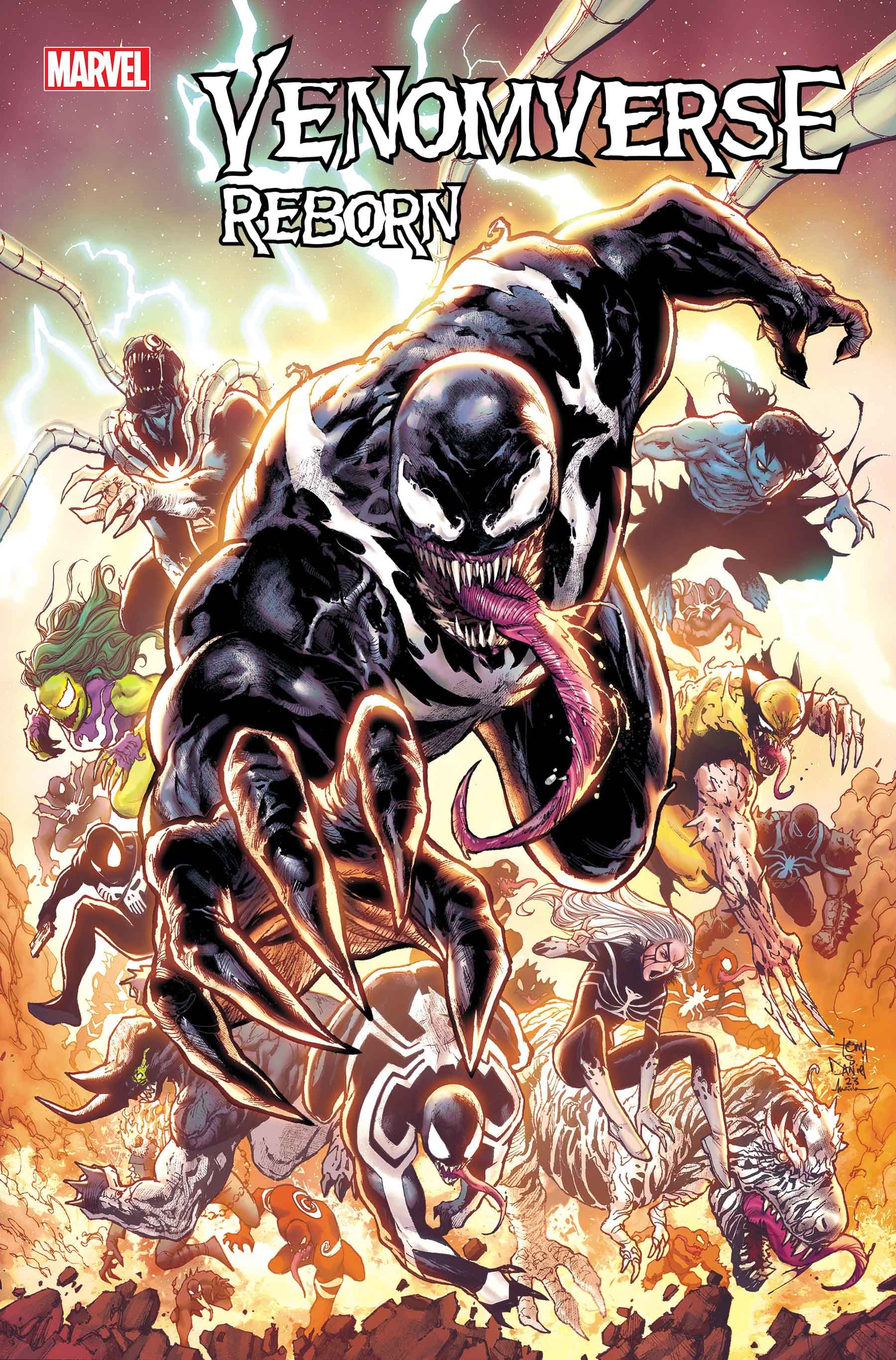 VENOMVERSE REBORN #1 cover by Tony Daniel