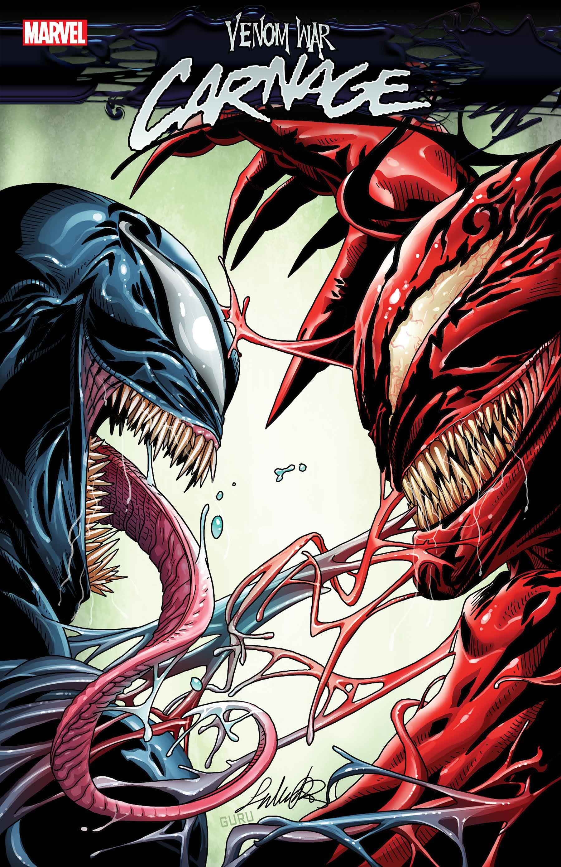 VENOM WAR: CARNAGE #1 cover by Ken Lashley