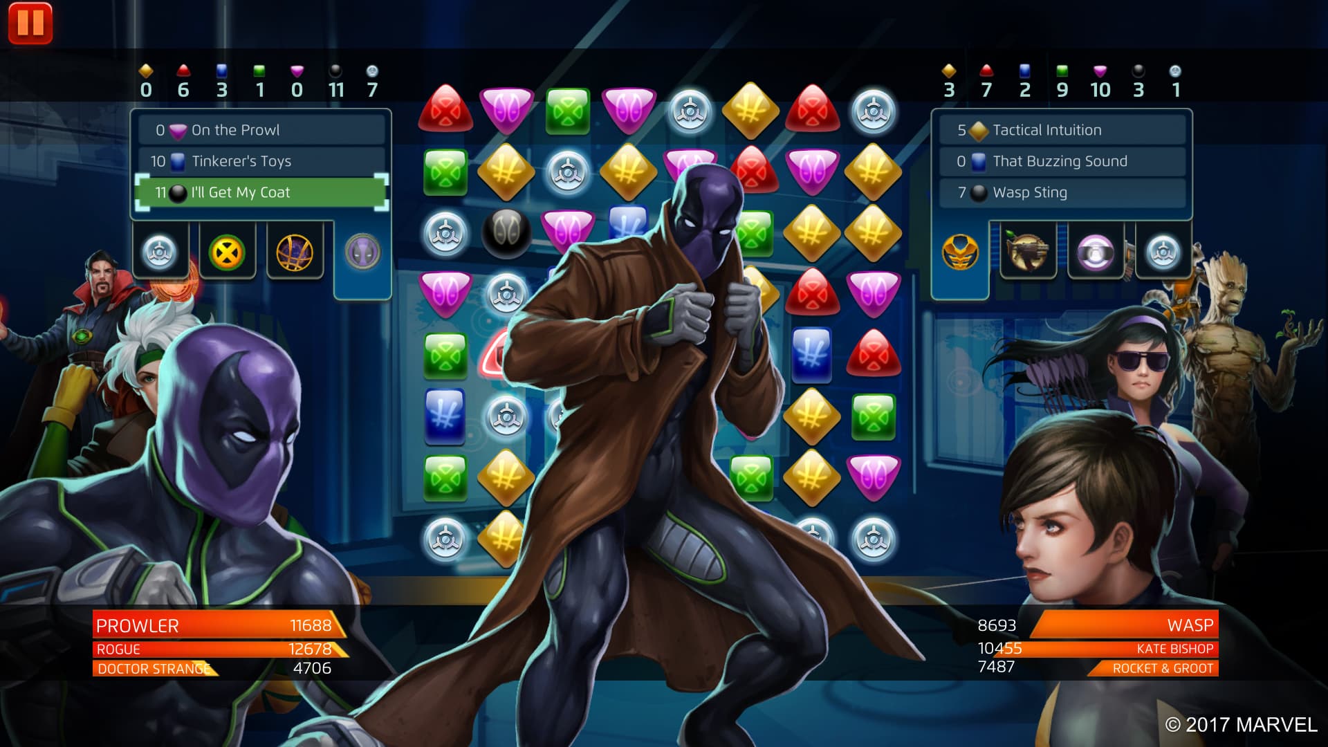 Marvel Puzzle Quest - Prowler - I&#39;ll Get My Coat