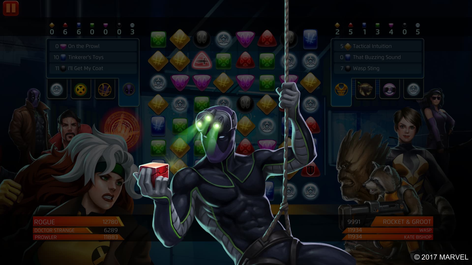 Marvel Puzzle Quest - Prowler - On the Prowl
