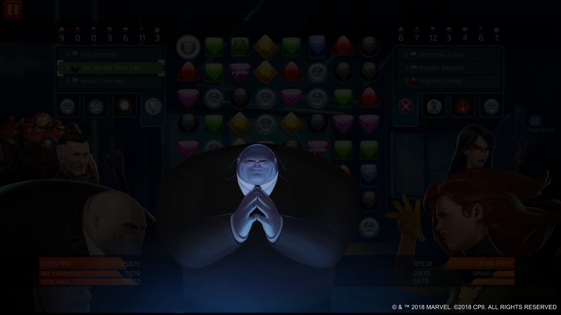 Marvel Puzzle Quest - Kingpin The Harder They Fall