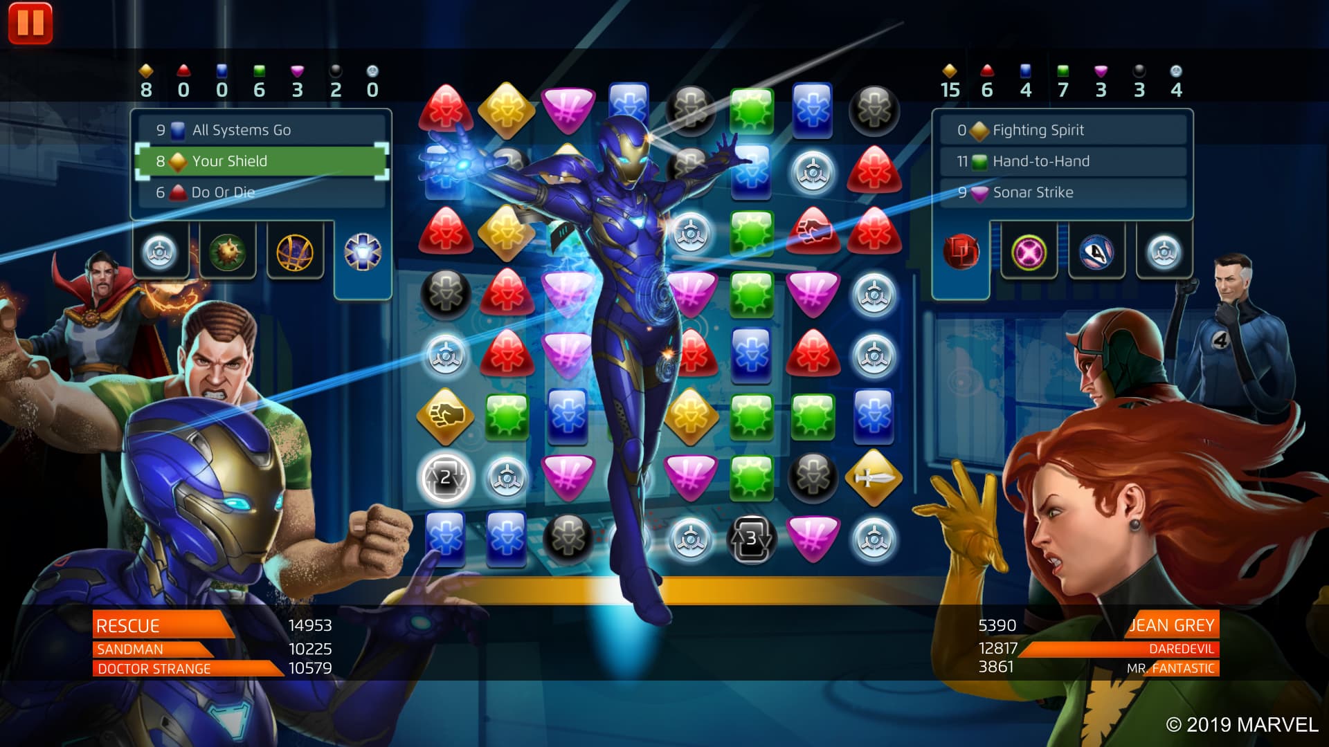 Marvel Puzzle Quest - Rescue (Pepper Potts)