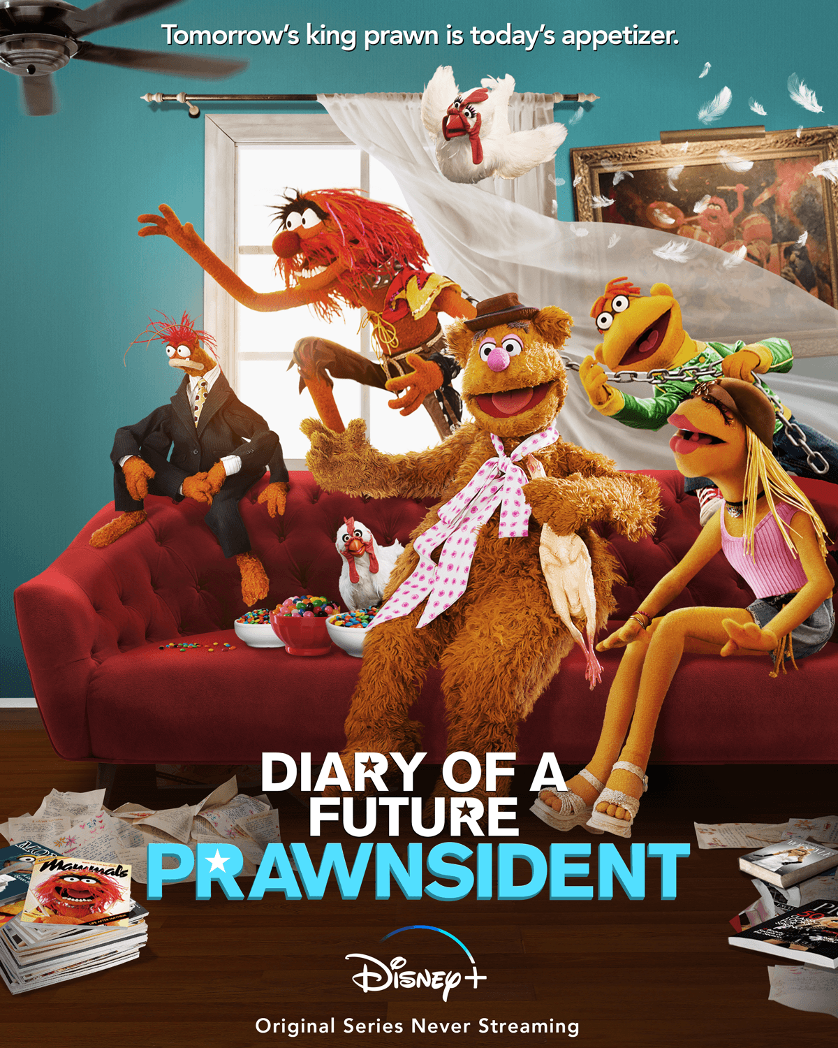 'Diary of a Future Prawnsident' featuring The Muppets