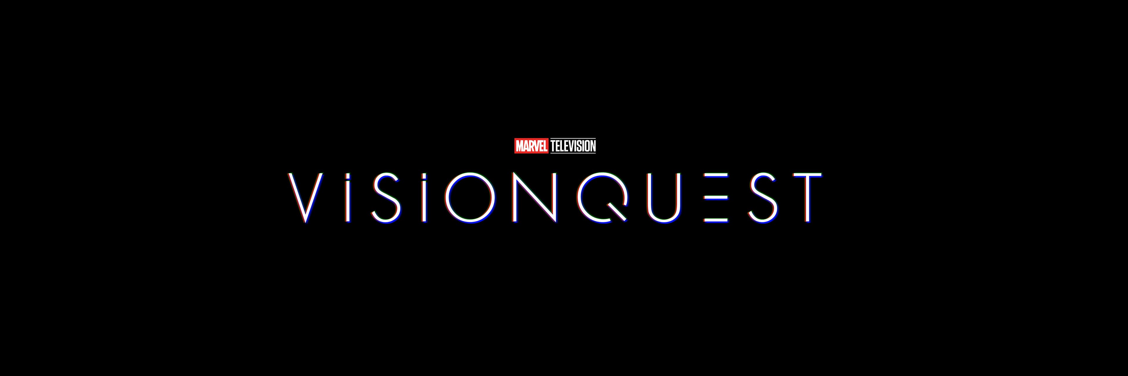 Marvel Television's VisionQuest Disney+ TV Show Season 1 Logo on Black