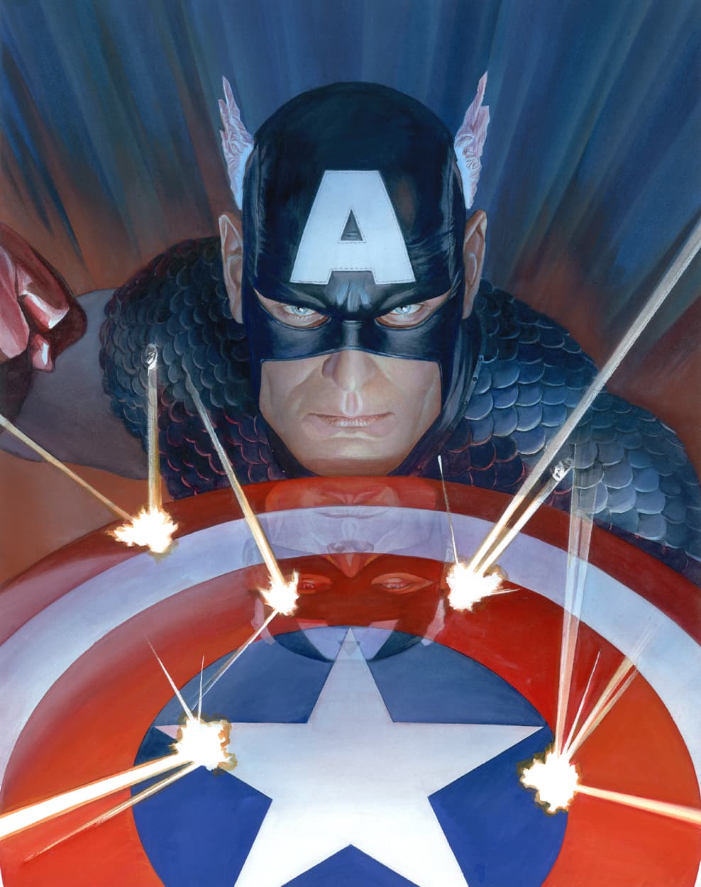 Visions Captain America by Alex Ross