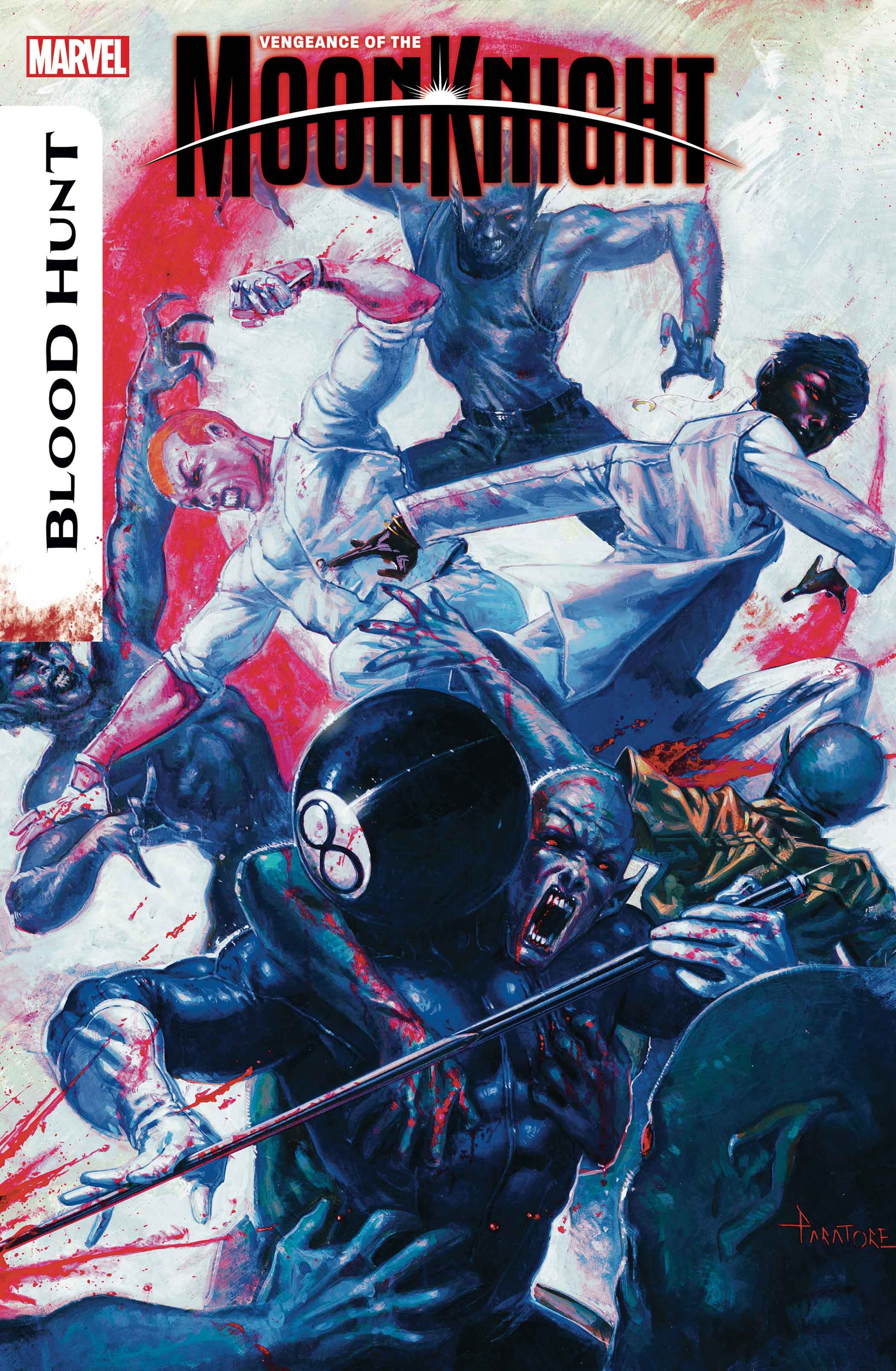 VENGEANCE OF THE MOON KNIGHT #6 cover by Davide Paratore