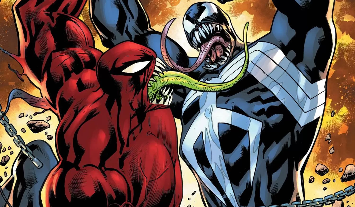 VENOM (2021) #23 cover by Bryan Hitch and Alex Sinclair