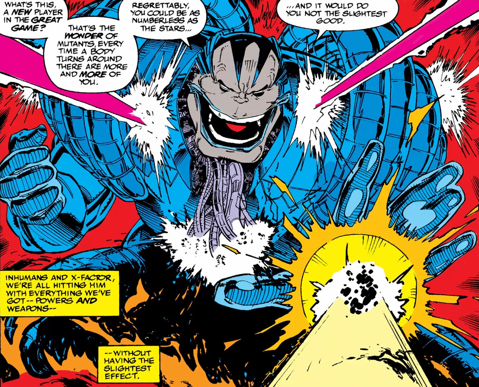 X-FACTOR (1986) #68 artwork by Whilce Portacio, Art Thibert, and Dana Moreshead