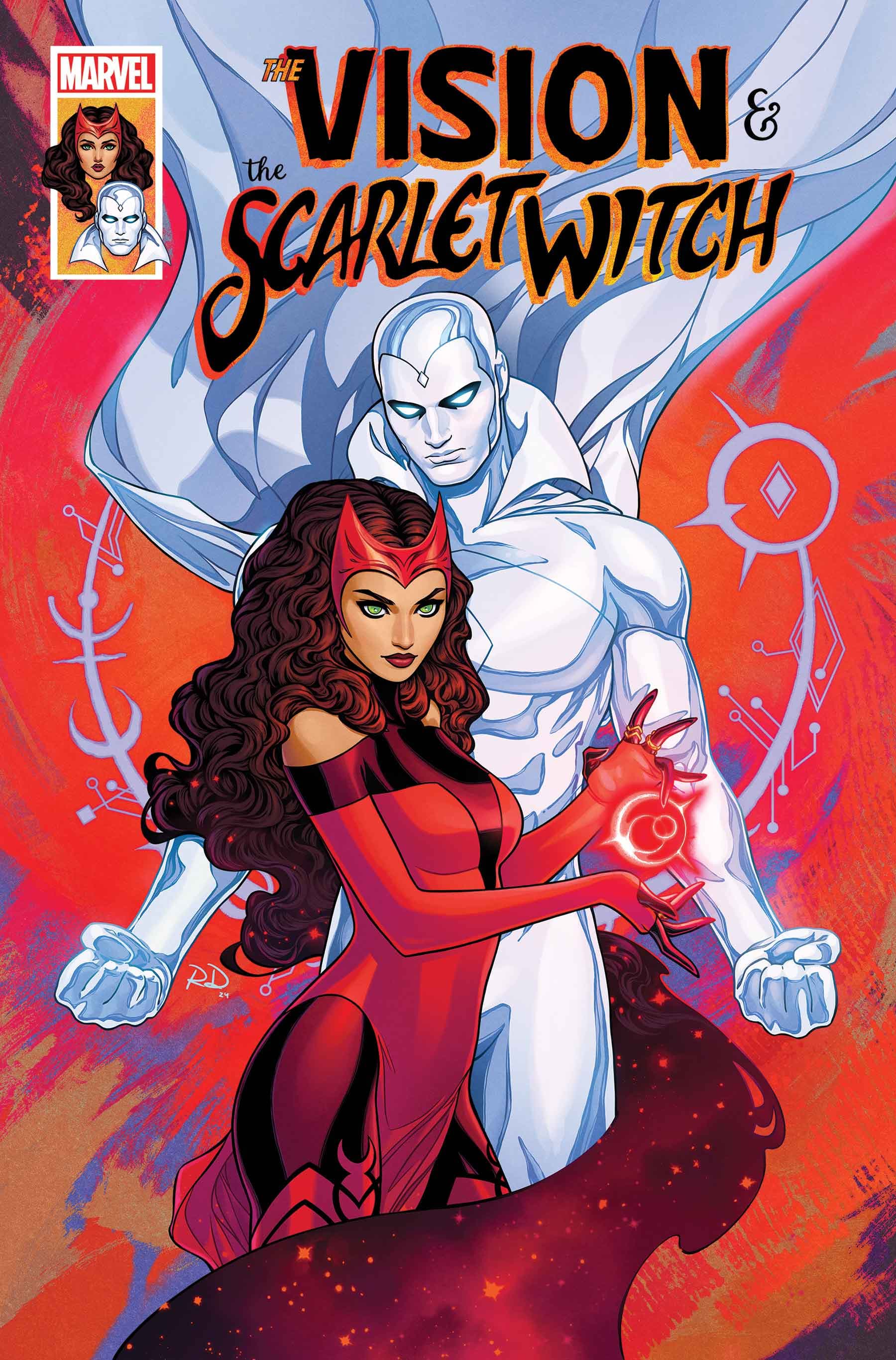 THE VISION & THE SCARLET WITCH #1 Cover by RUSSELL DAUTERMAN
