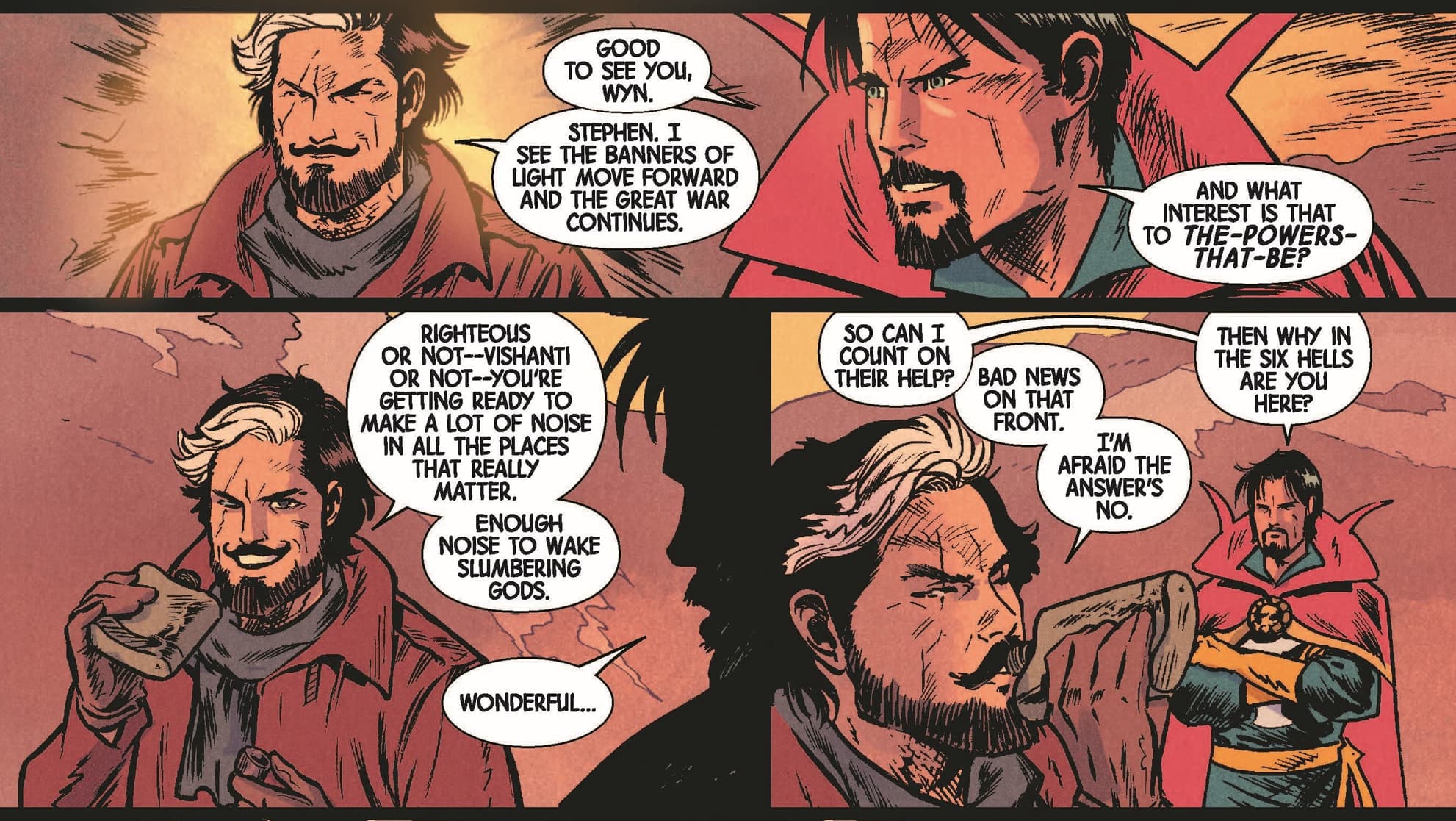 DOCTOR STRANGE (2023) #6 bonus page artwork by Juan Gedeon and KJ Diaz