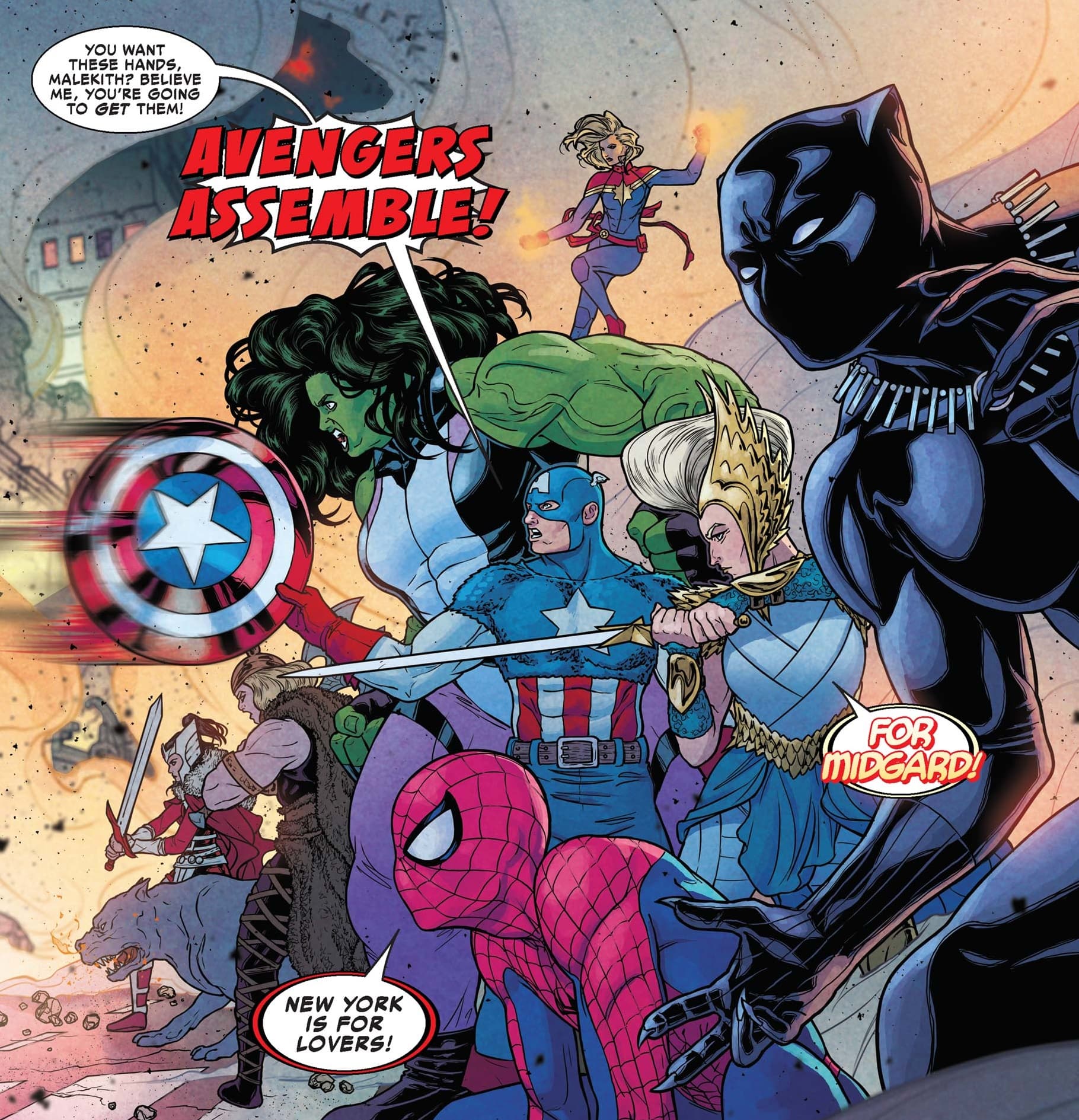 Midgard heroes take on WAR OF THE REALMS