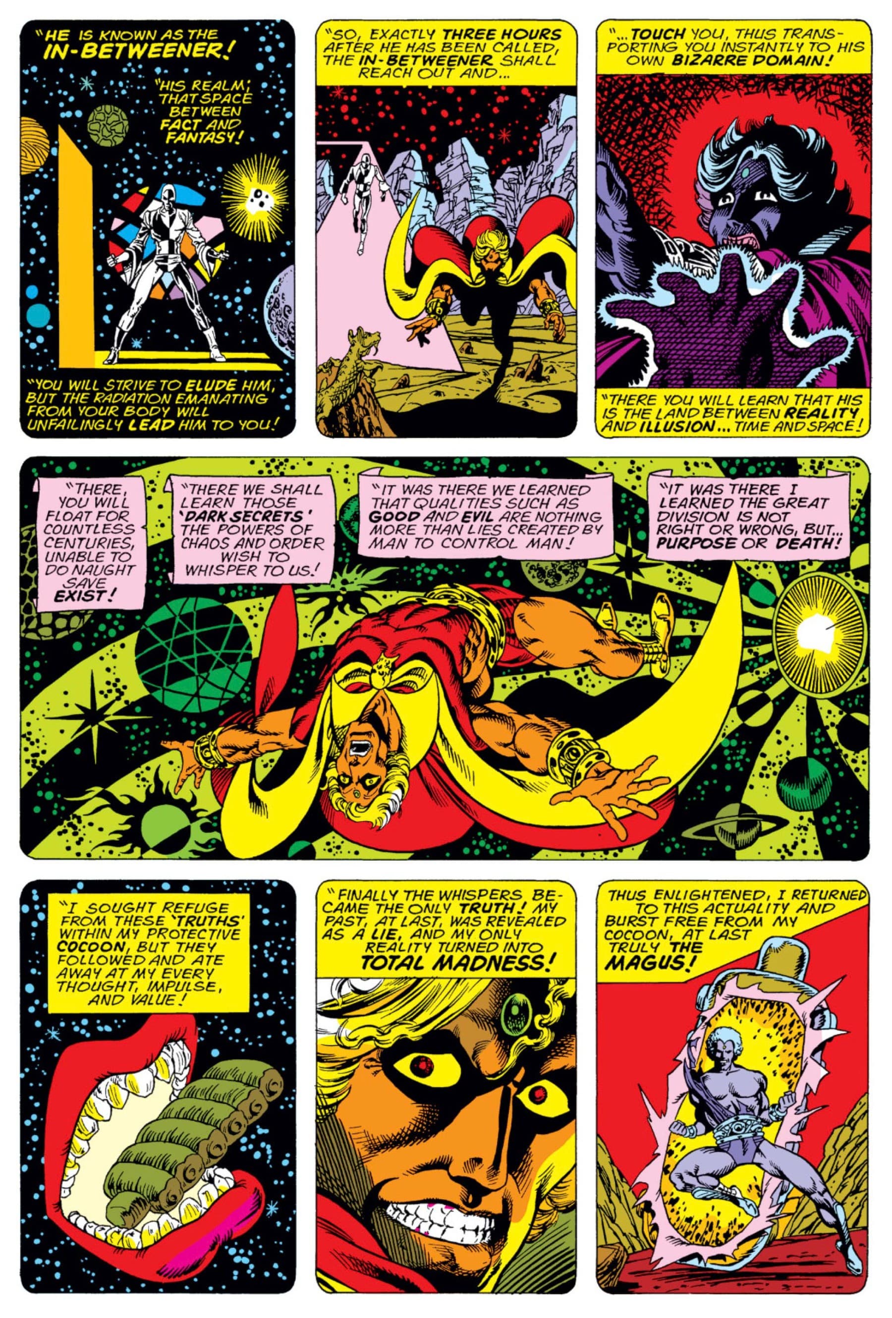WARLOCK (1972) #9 page by Jim Starlin