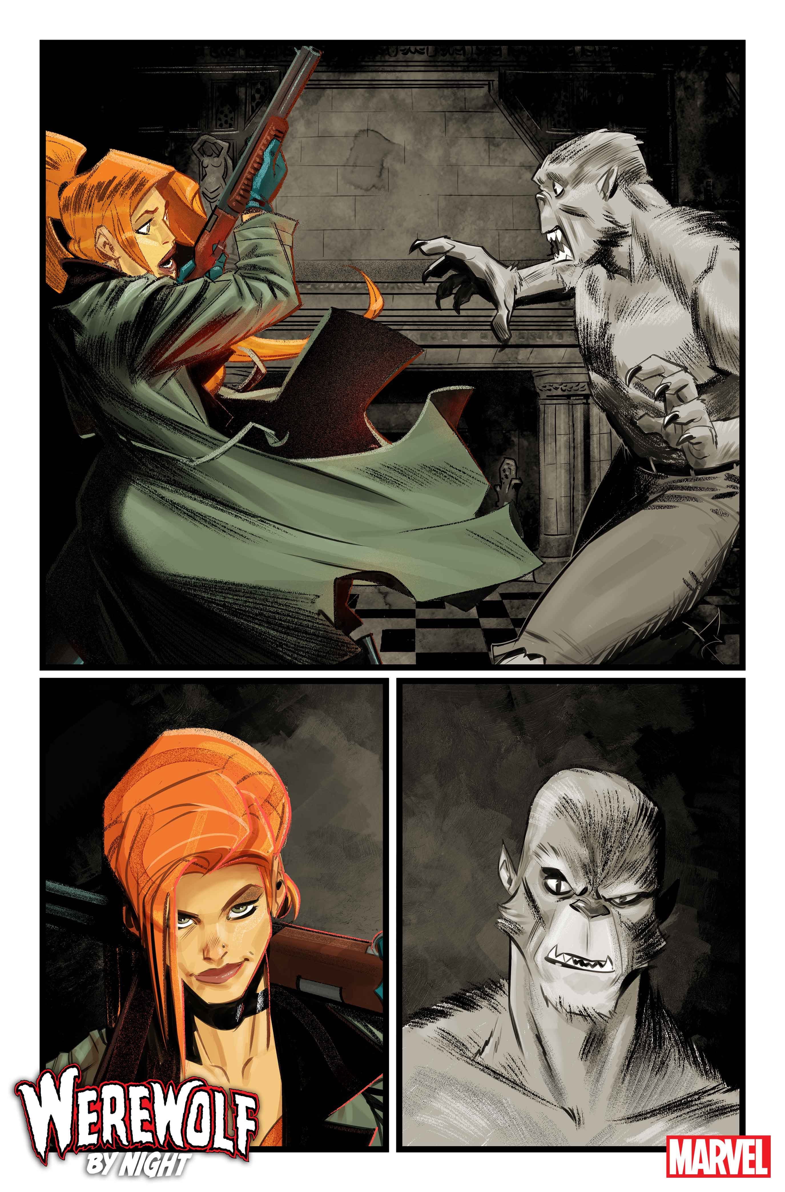 WEREWOLF BY NIGHT (2023) #1 interior artwork by Fran Galán