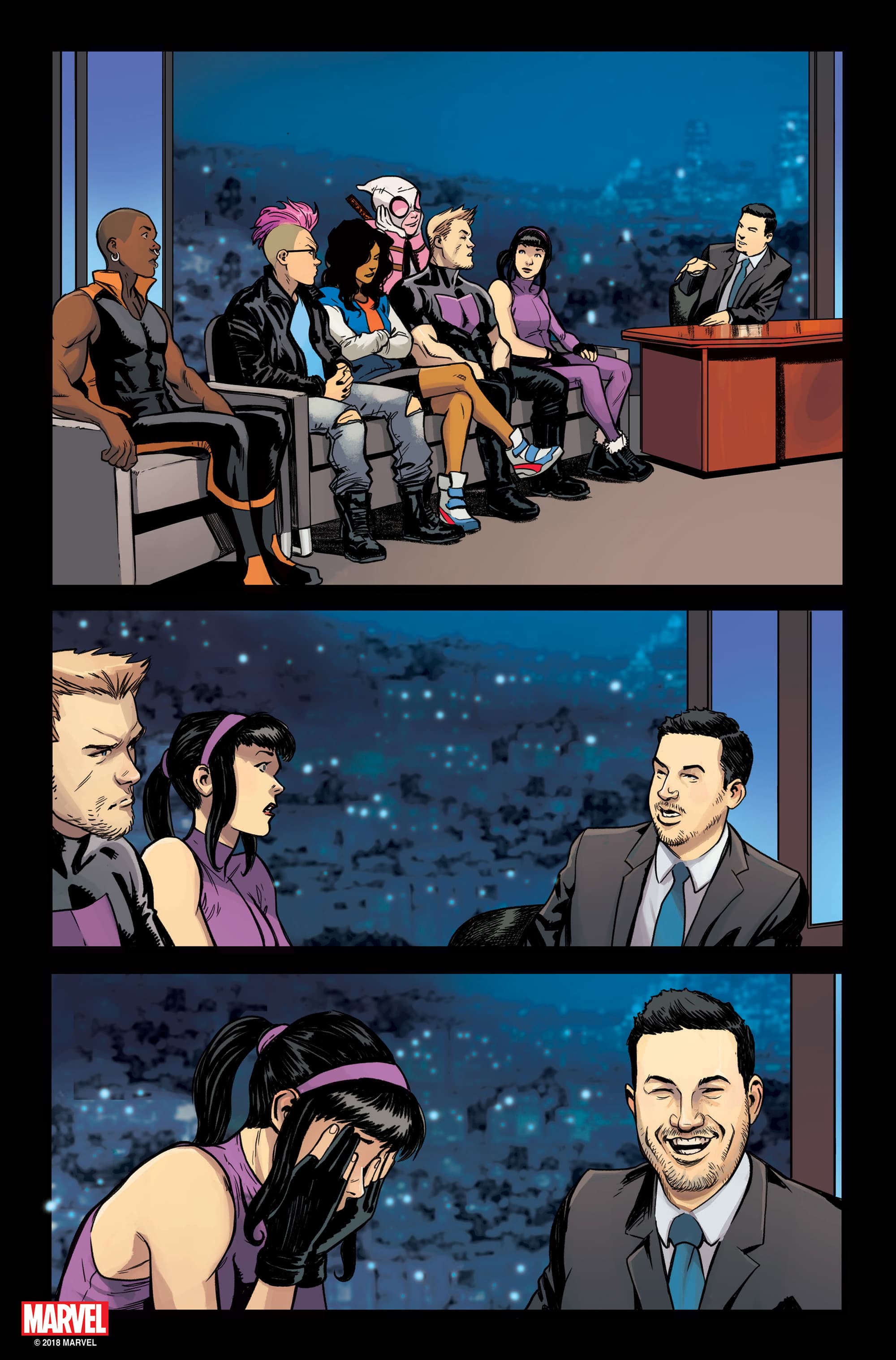 West Coast Avengers Jimmy Kimmel comic preview