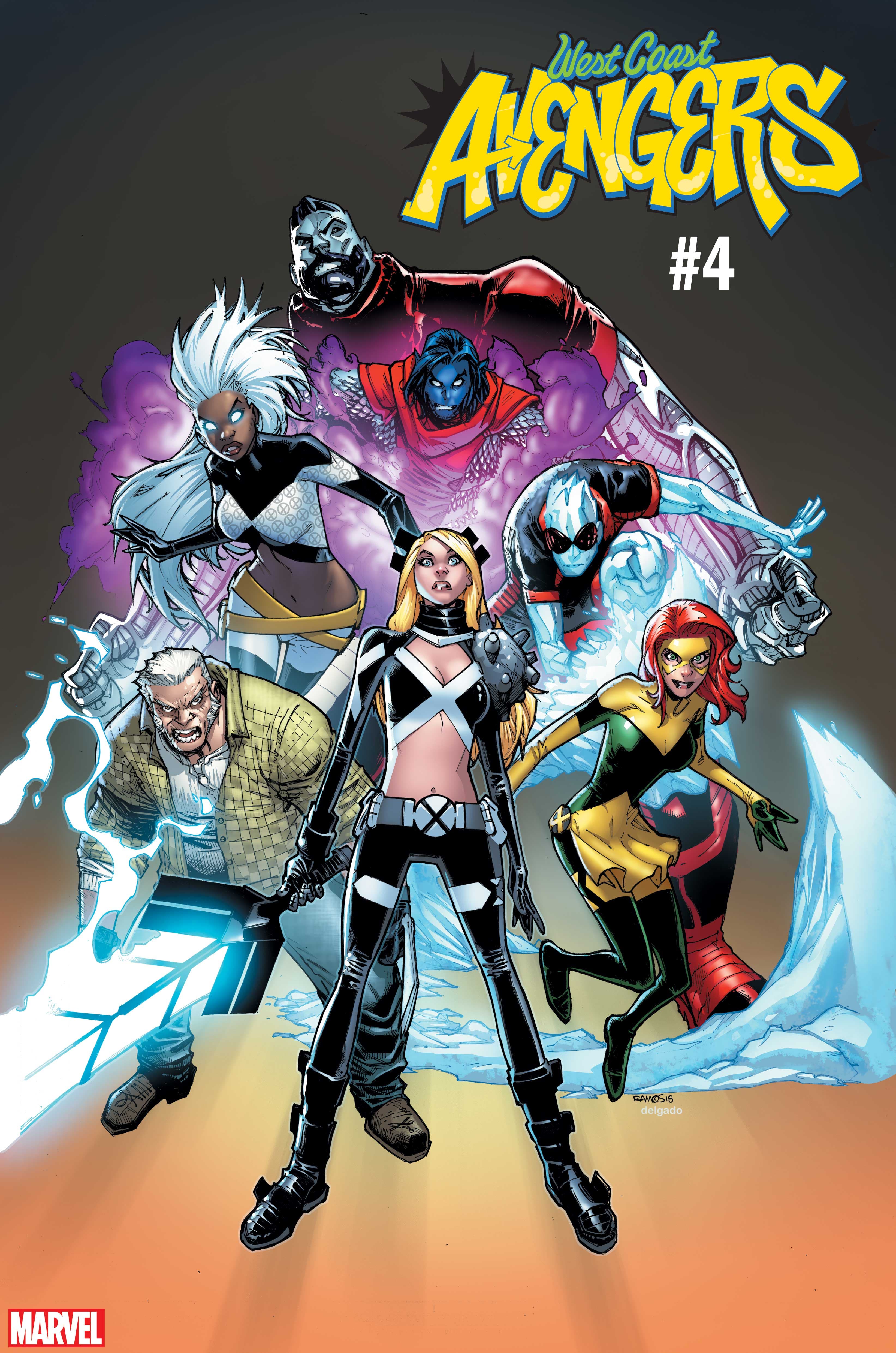 WEST COAST AVENGERS #4 / UNCANNY X-MEN VARIANT COVER by Humberto Ramos