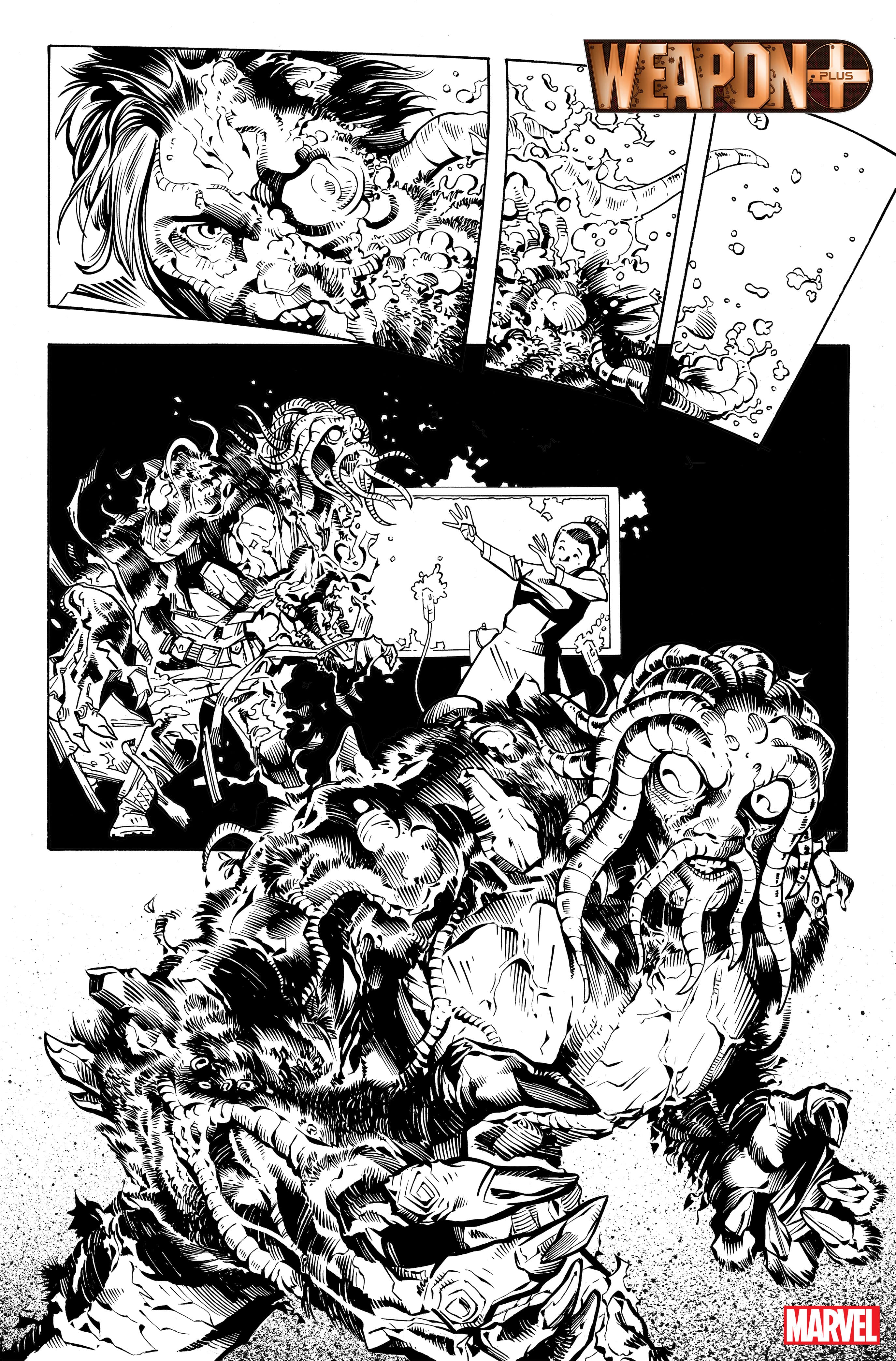 WEAPON PLUS: WORLD WAR IV preview art by Georges Jeanty