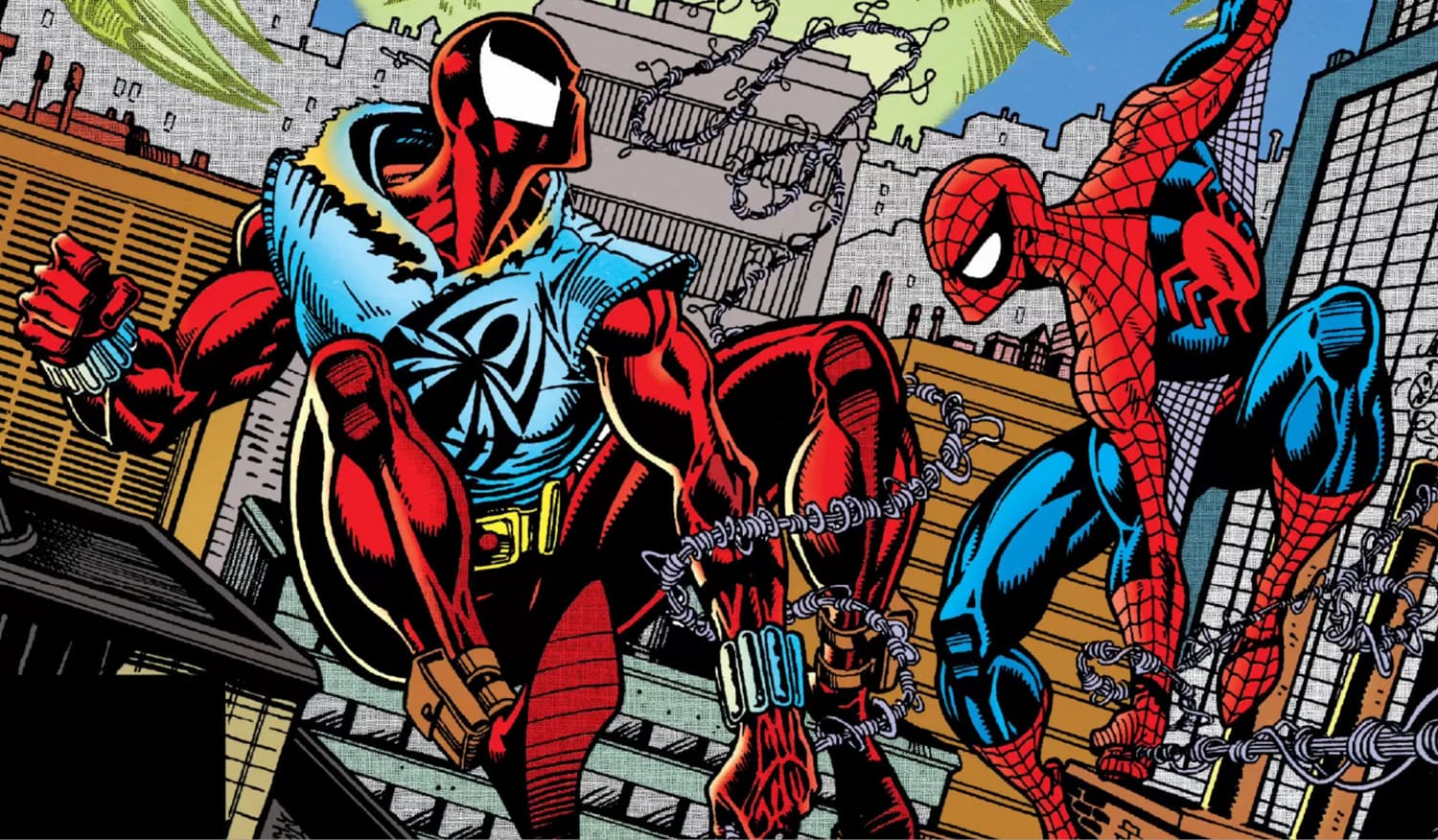 WEB OF SPIDER-MAN (1985) #122 cover by Steven Butler and Randy Emberlin
