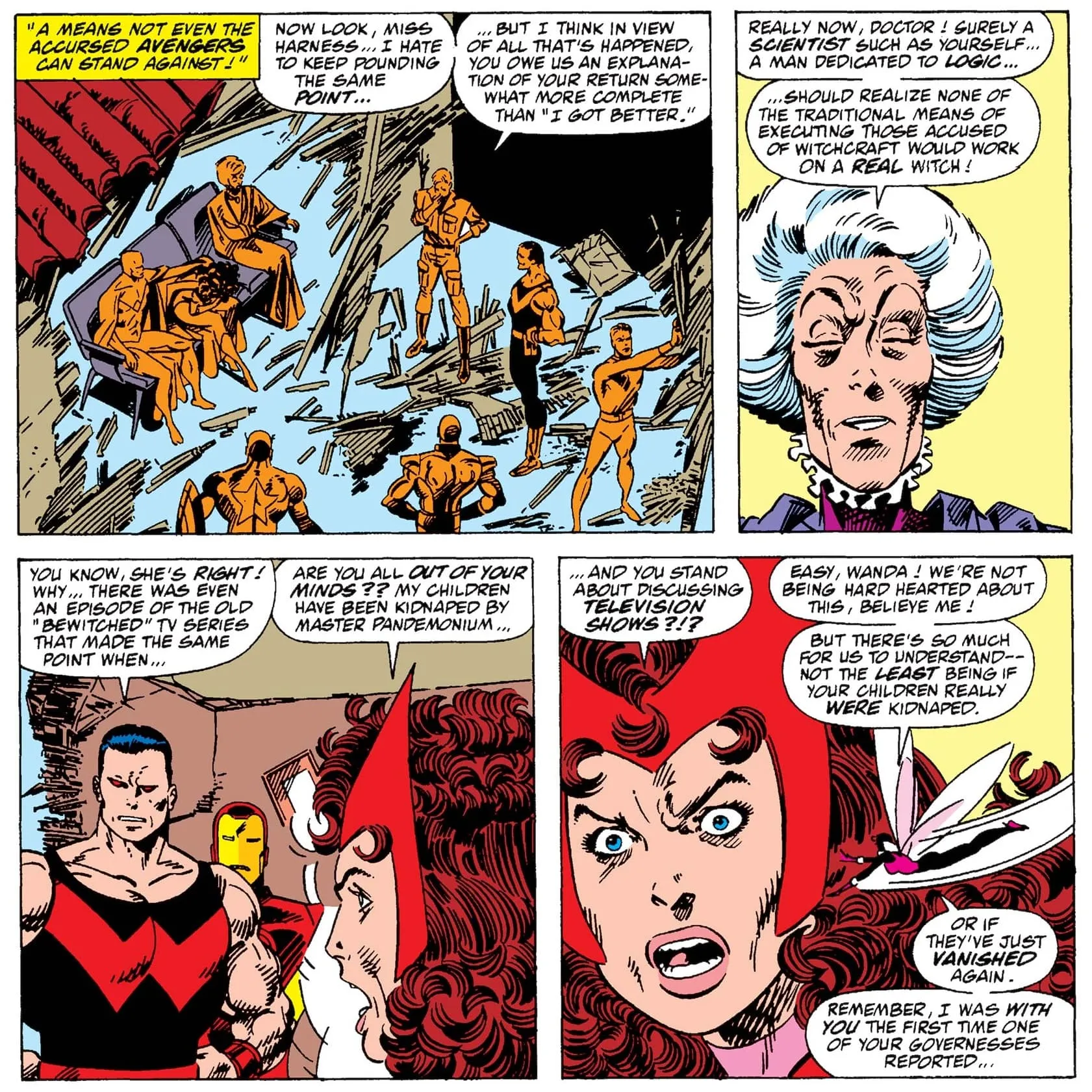 Wonder Man makes a reference in WEST COAST AVENGERS (1985) #51.